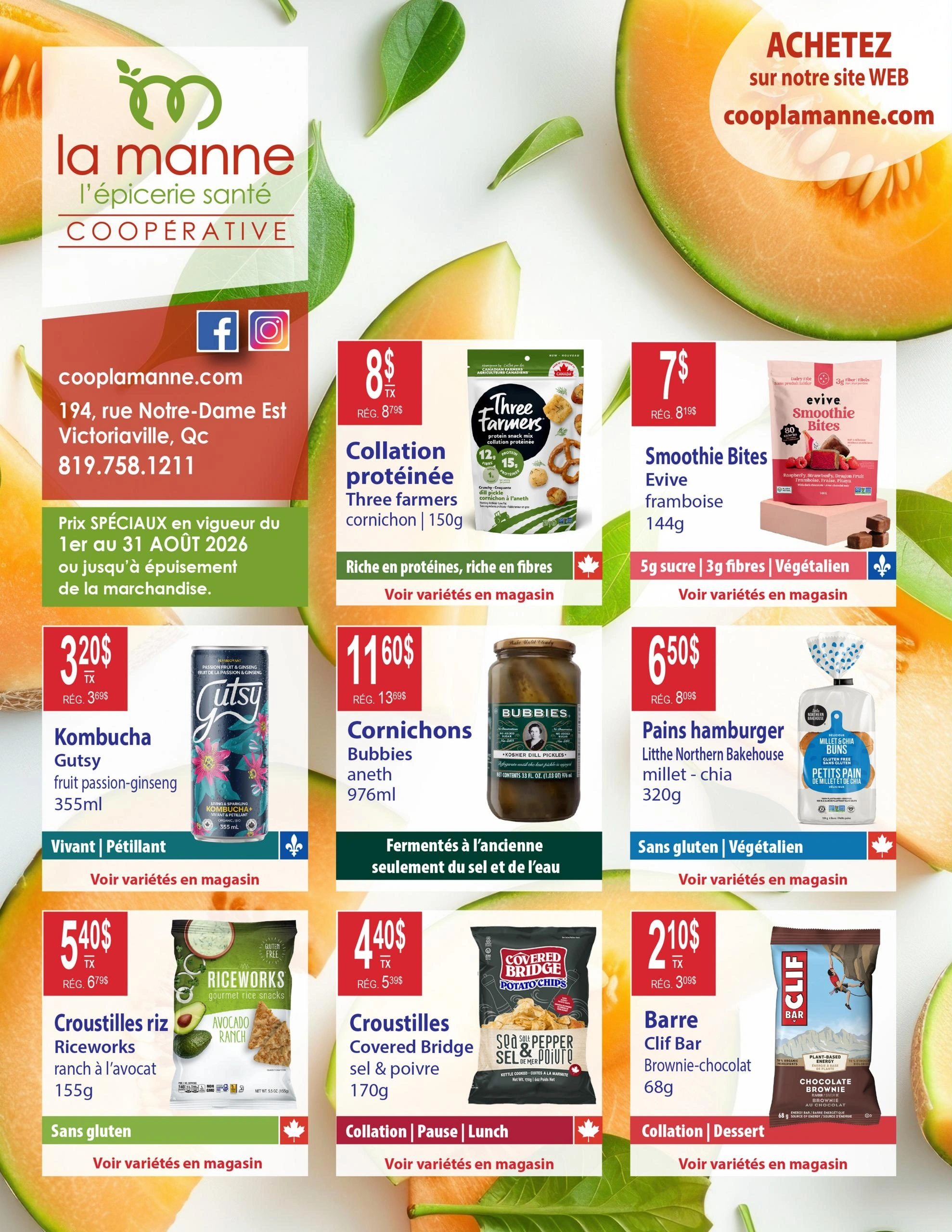 La Manne – Épicerie Santé flyer page 1