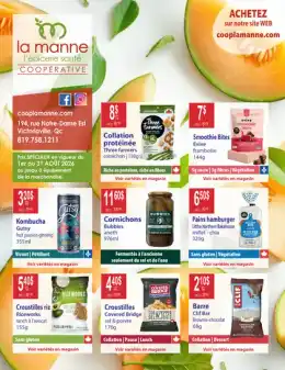 La Manne – Épicerie Santé Monthly Flyer