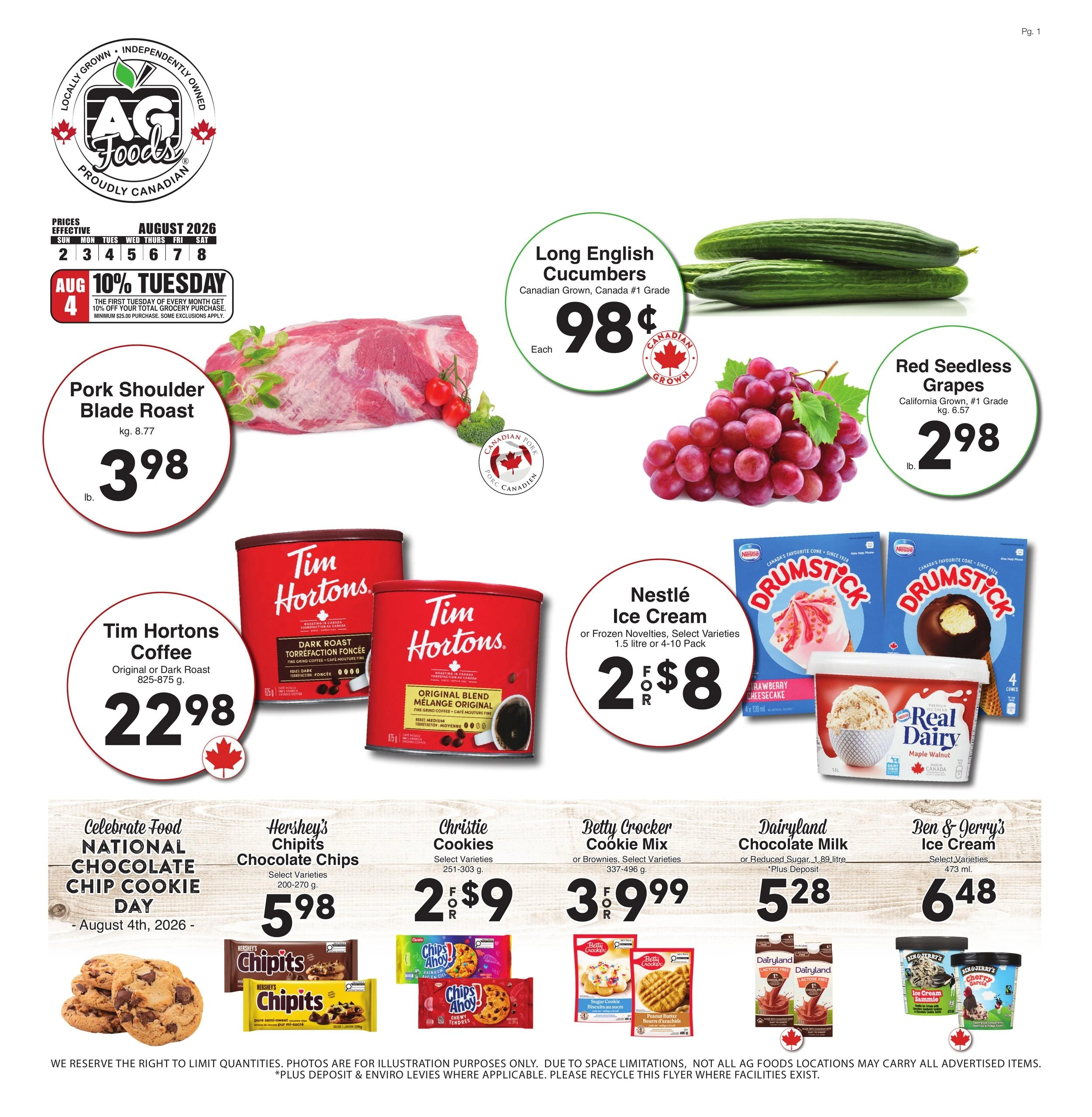 AG Foods flyer page 1