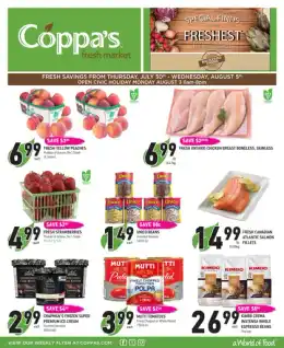 Coppa's Fresh Market Flyer
