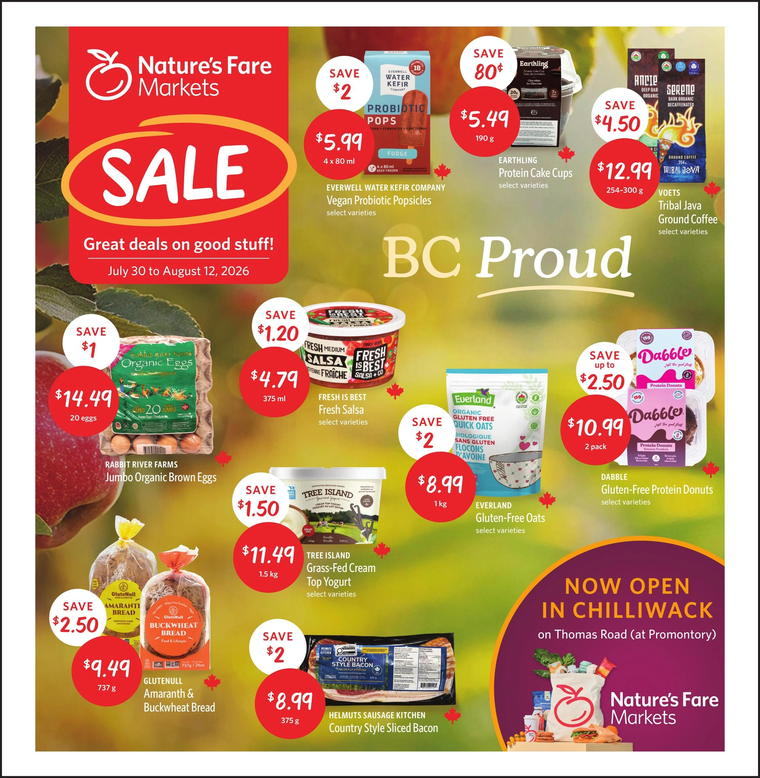 Nature's Fare Markets flyer page 1