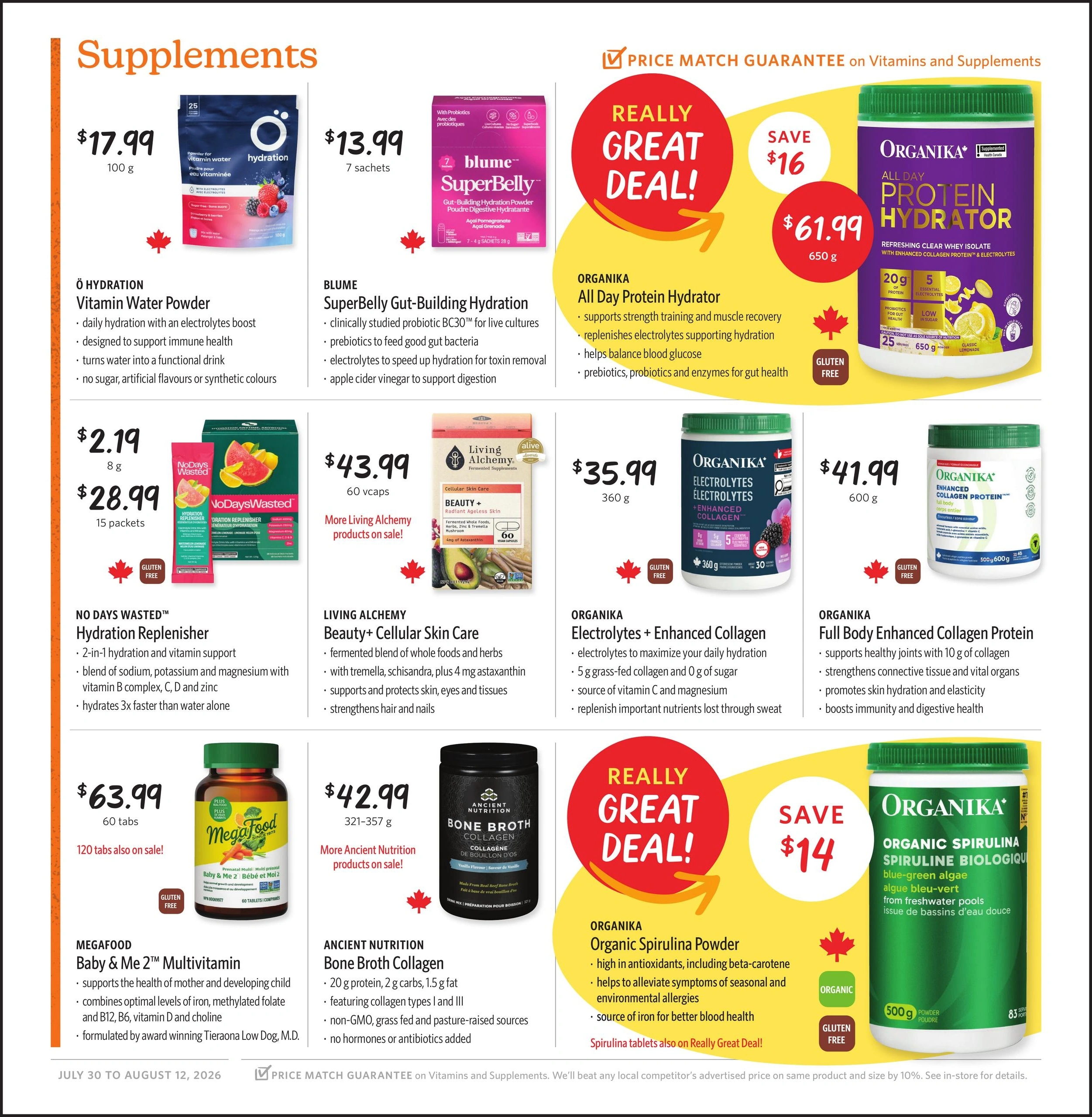 Nature's Fare Markets flyer page 7