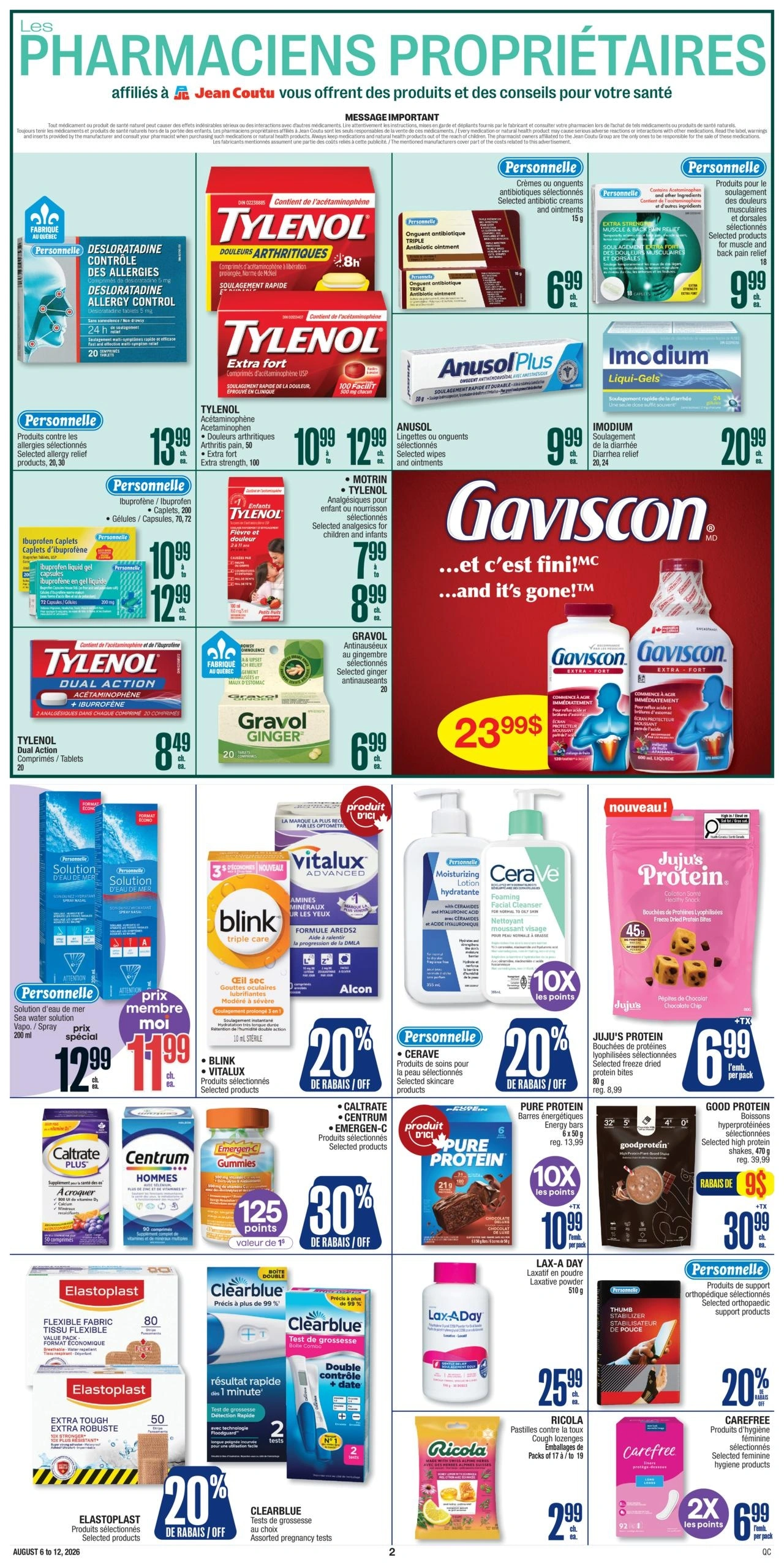Jean Coutu flyer page 6