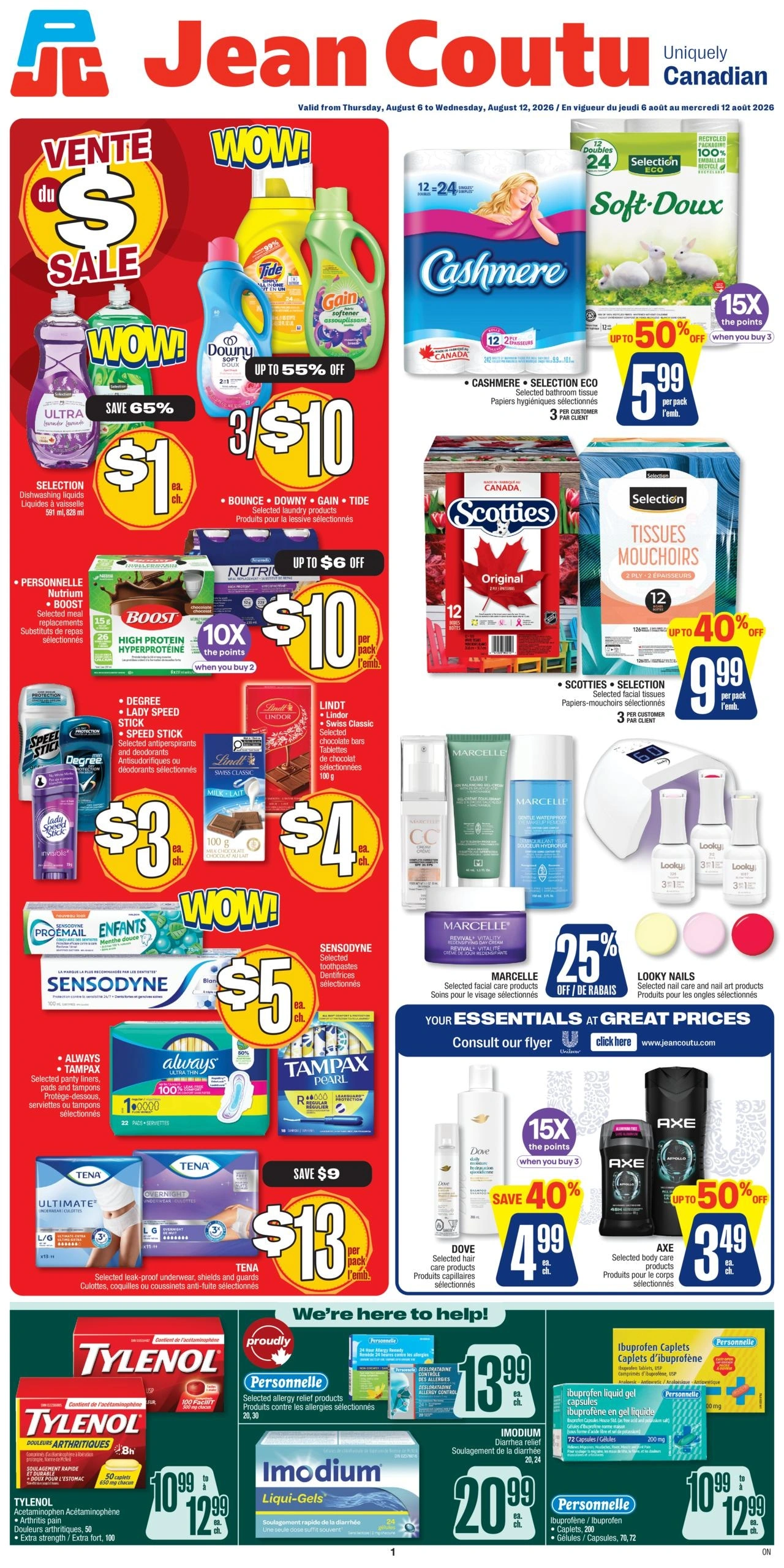 Jean Coutu flyer page 1