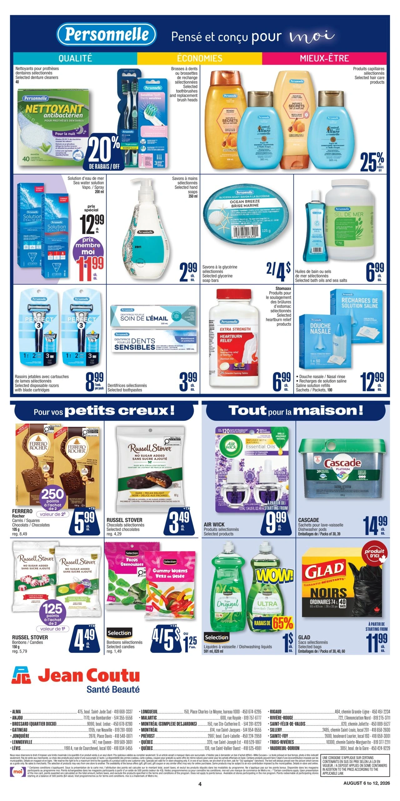 Jean Coutu flyer page 4