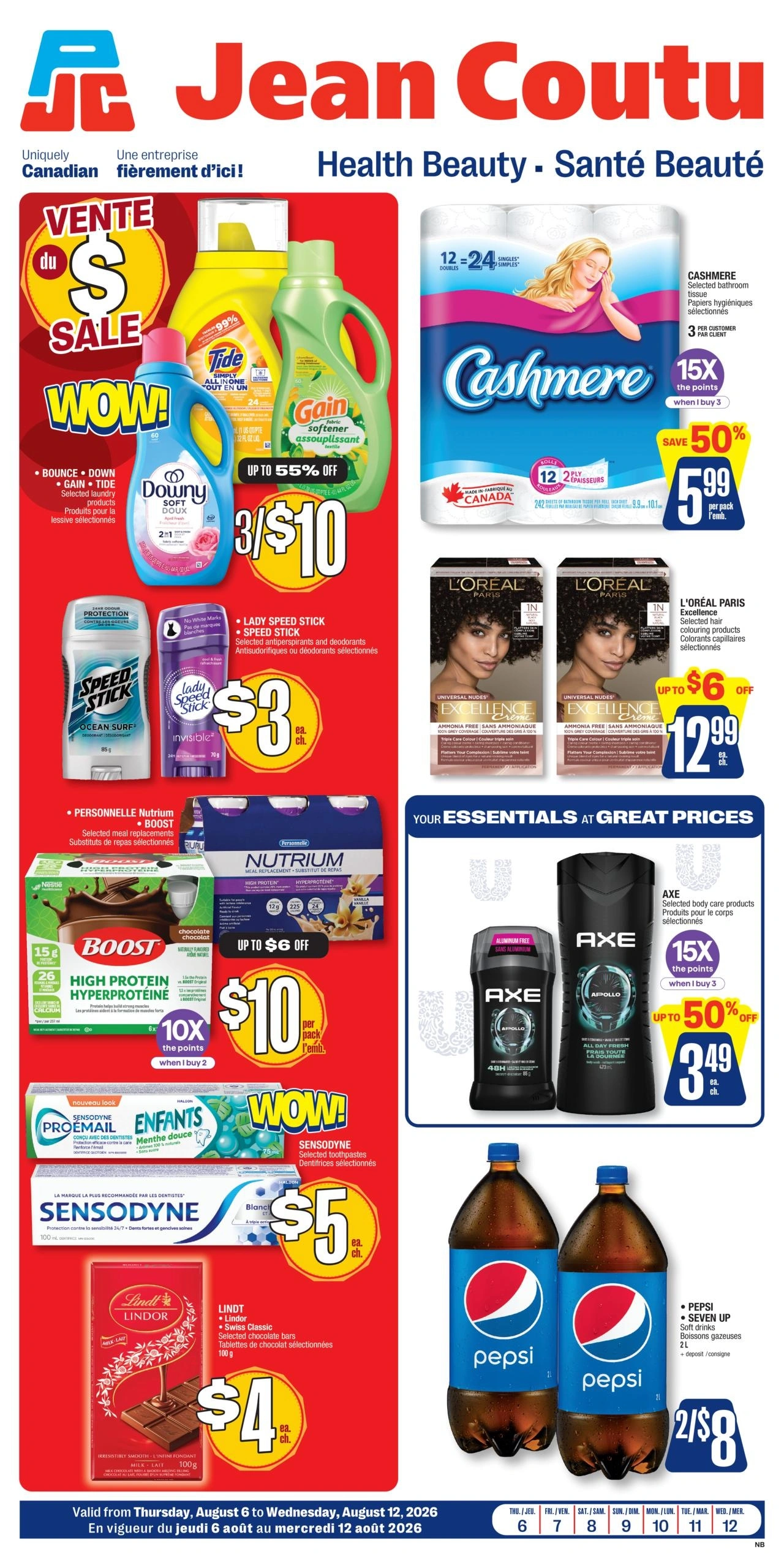 Jean Coutu flyer page 1