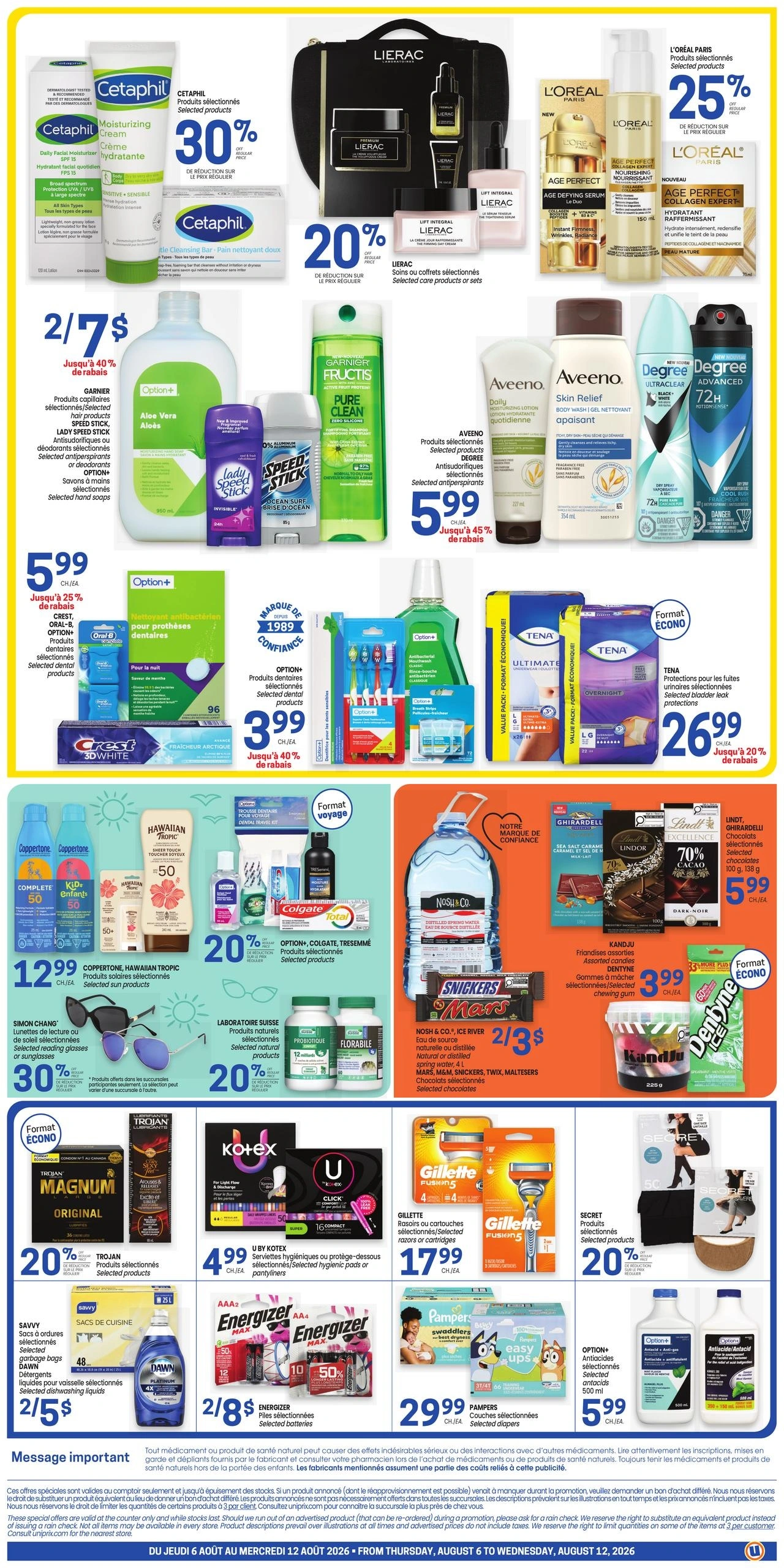 Uniprix flyer page 2