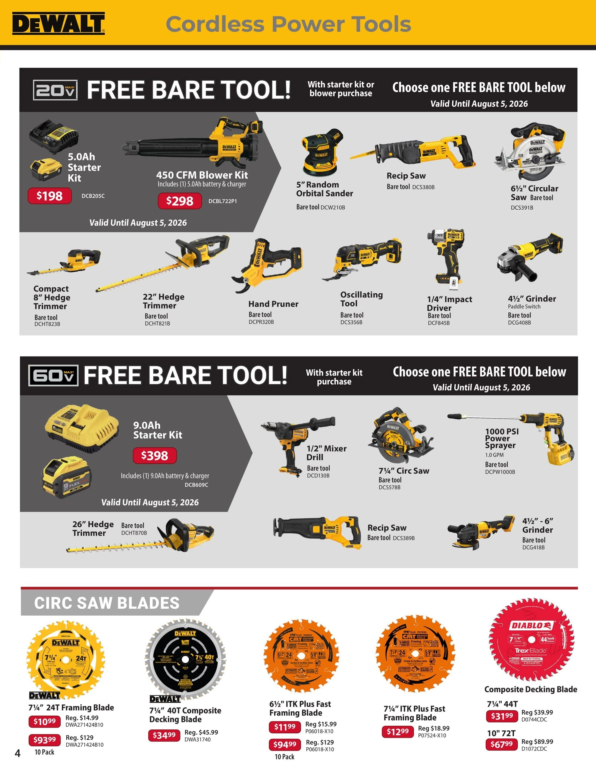 Millbank Hardware flyer page 4