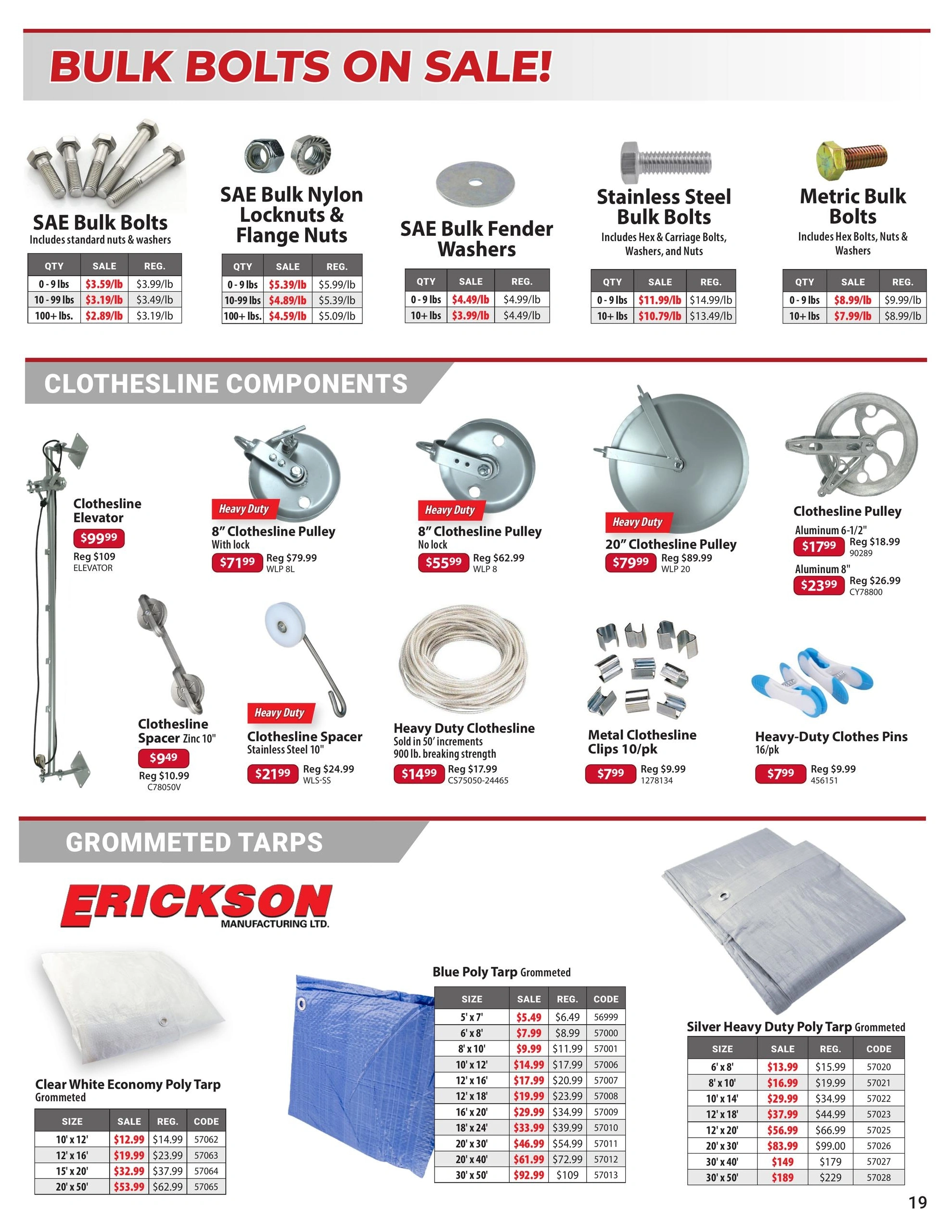 Millbank Hardware flyer page 18