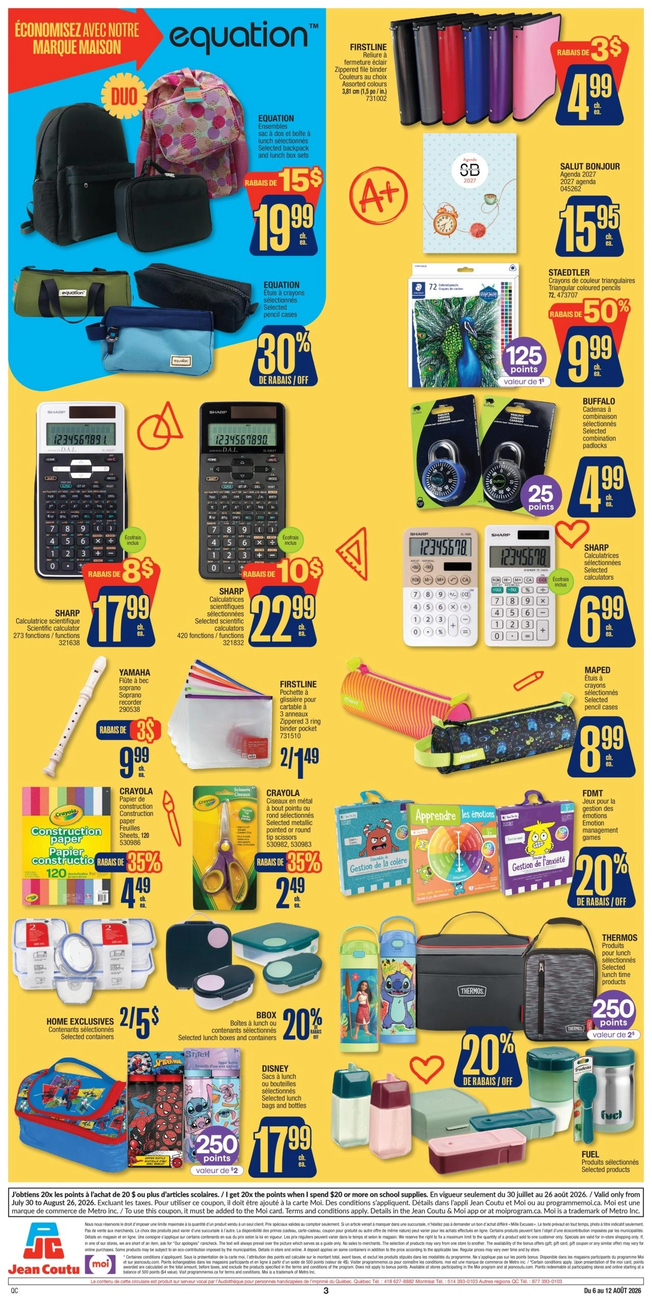 Jean Coutu flyer page 3