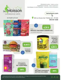 La Moisson Flyer