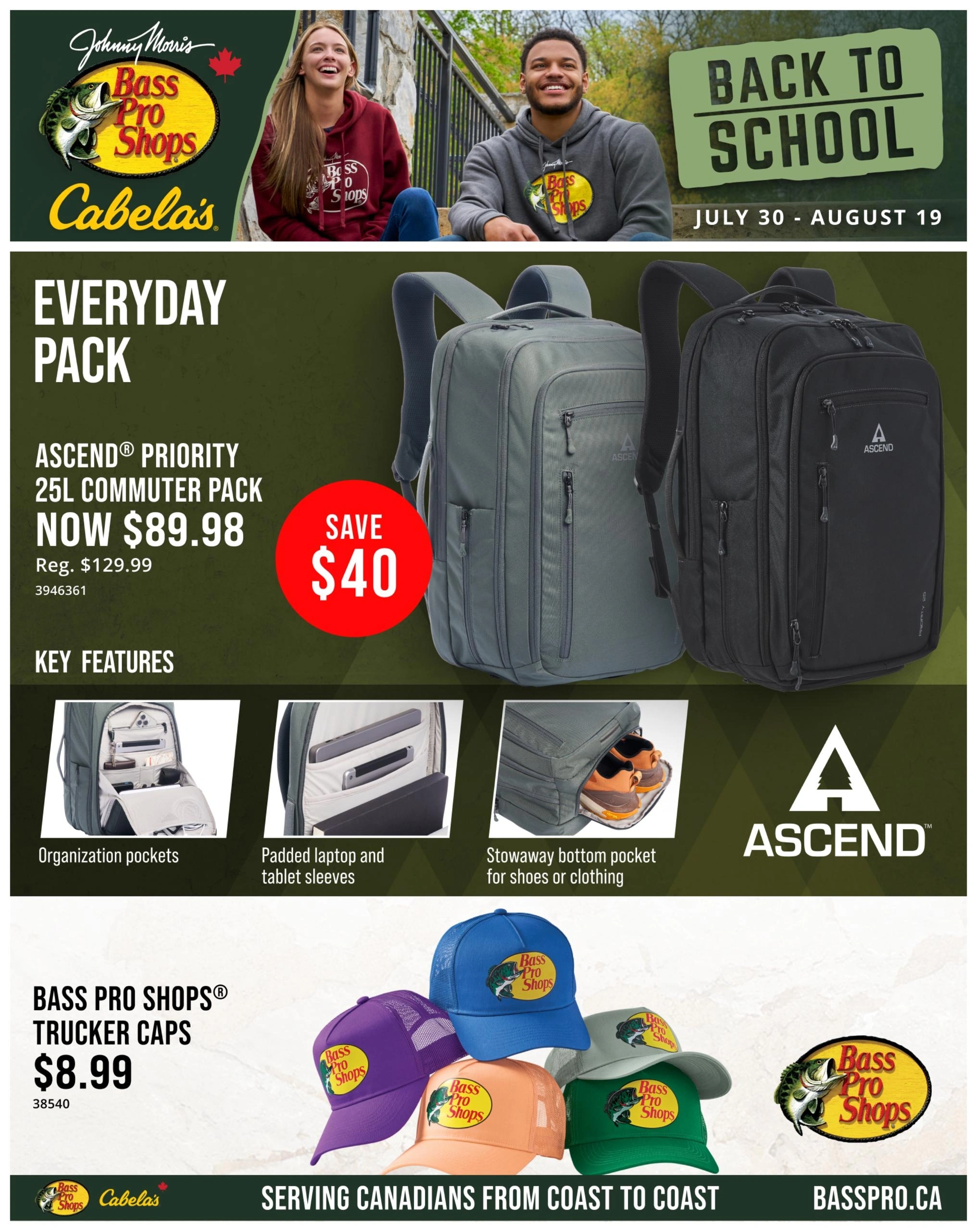 Cabela's & Bass Pro flyer page 1