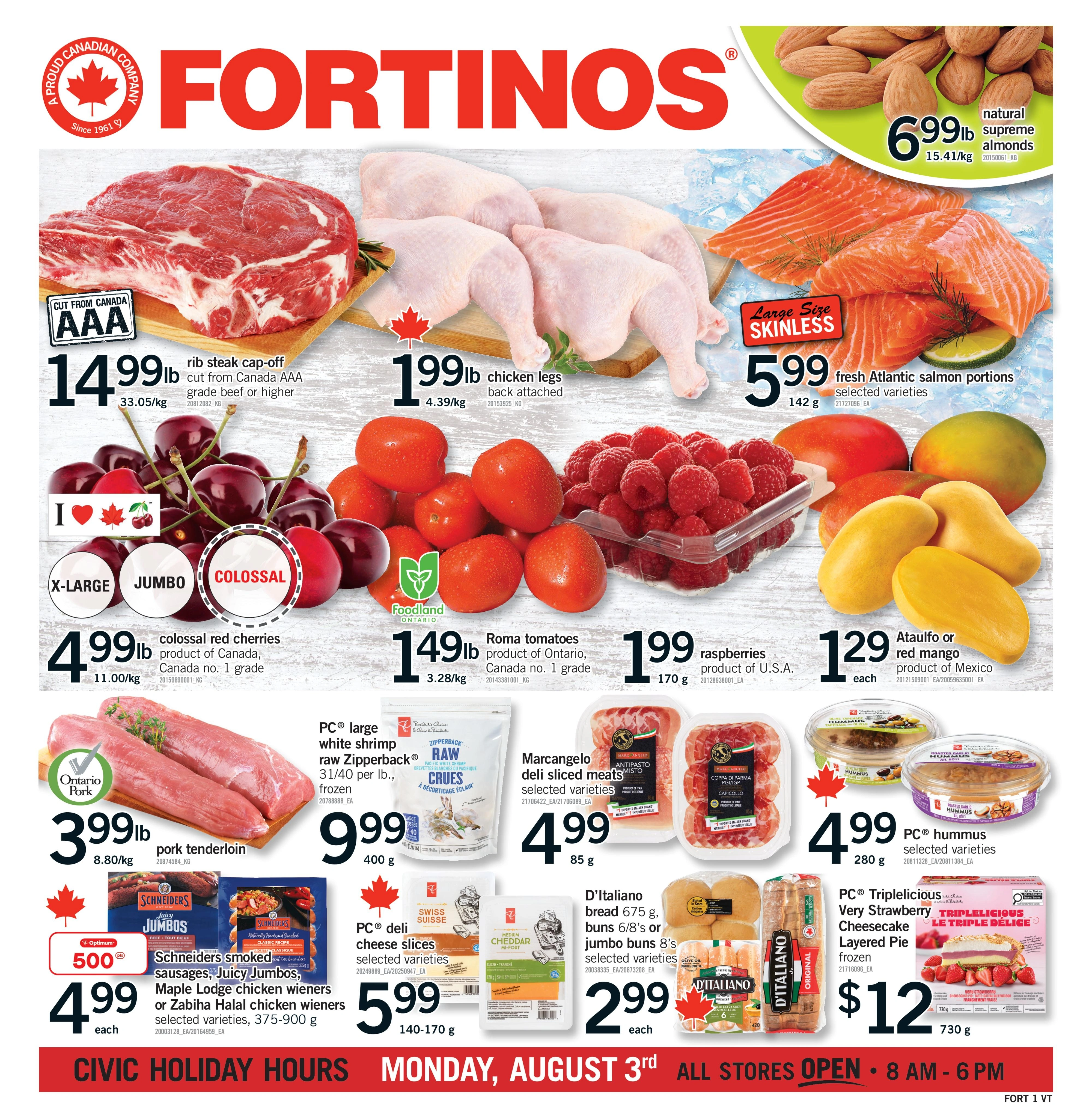 Fortinos flyer page 1