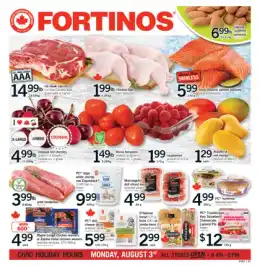 Fortinos Weekly Flyer - Valid Thursday, July 30 - Wednesday, August 05