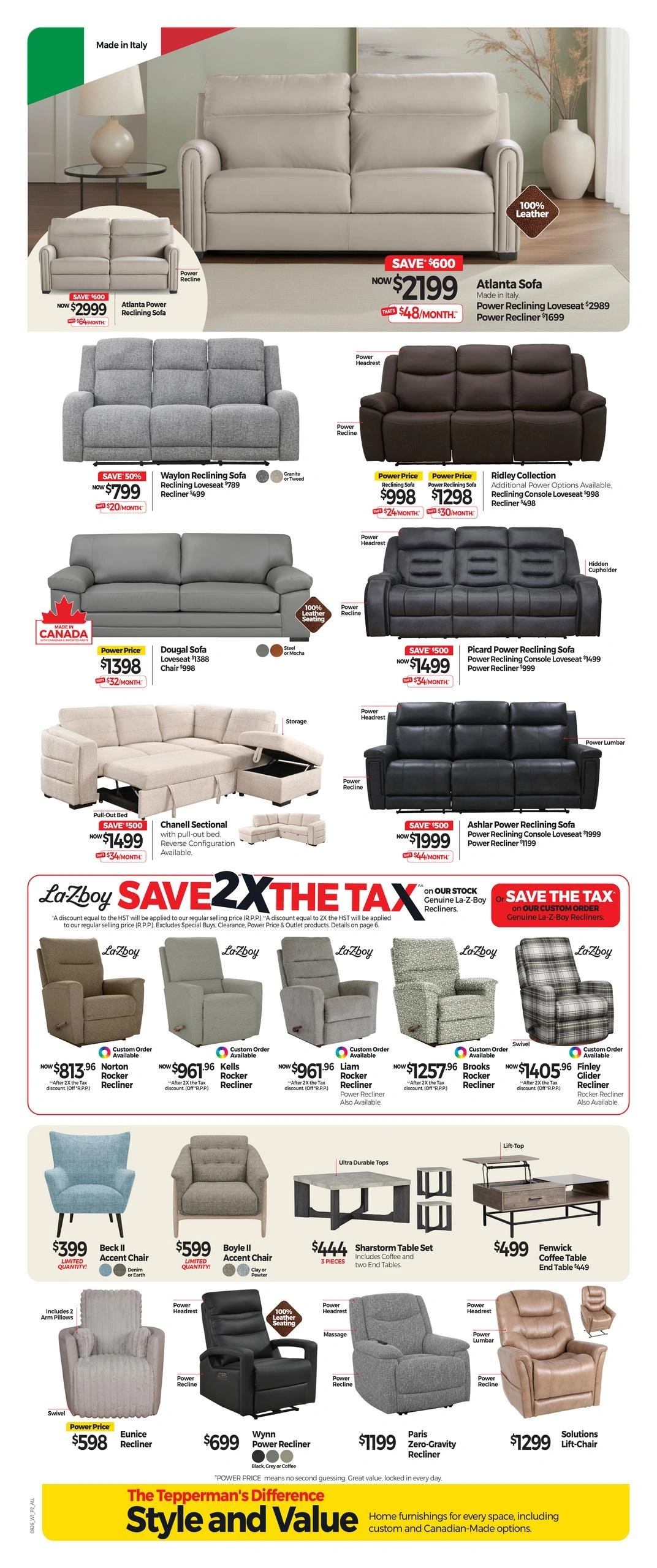 Tepperman's flyer page 6