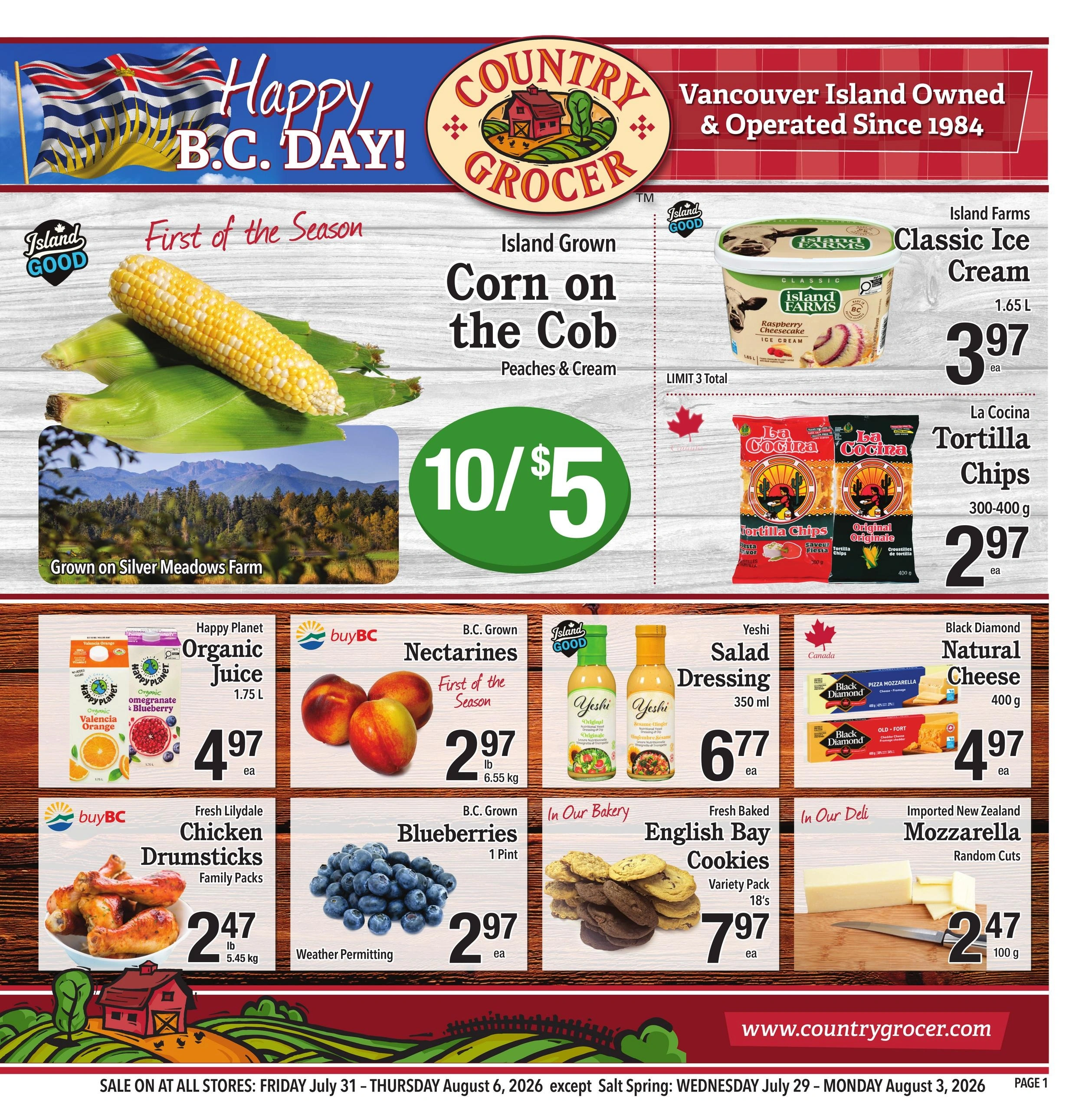 Country Grocer flyer page 1