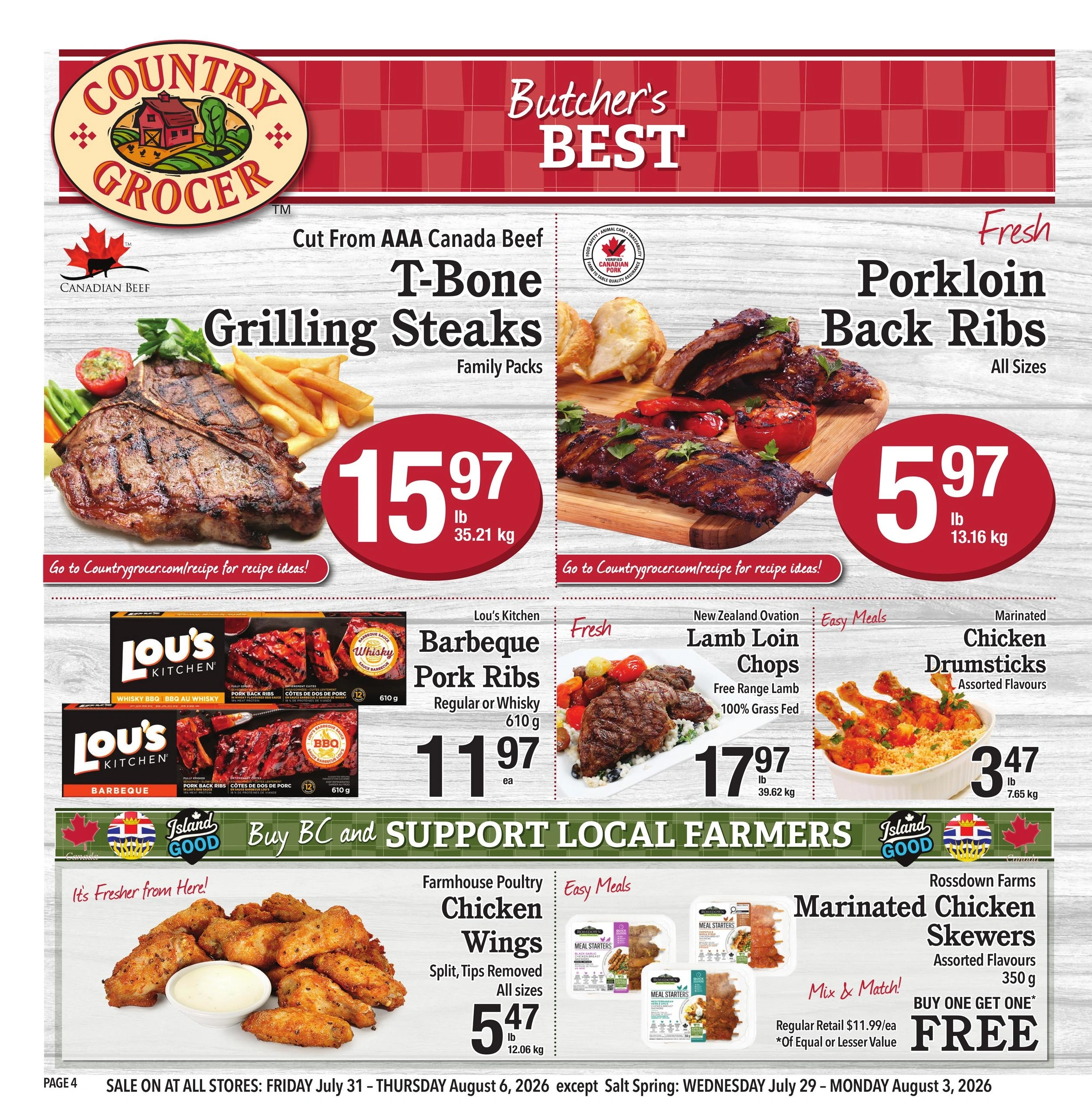 Country Grocer flyer page 4
