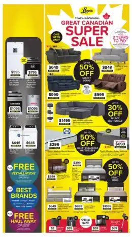 Leon's GREAT CANADIAN SUPER SALE