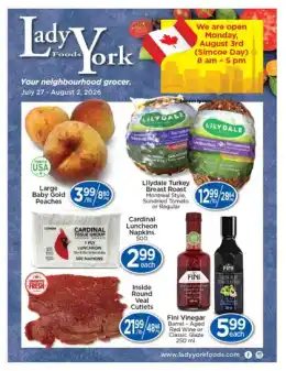 Lady York Foods Indexed Weekly