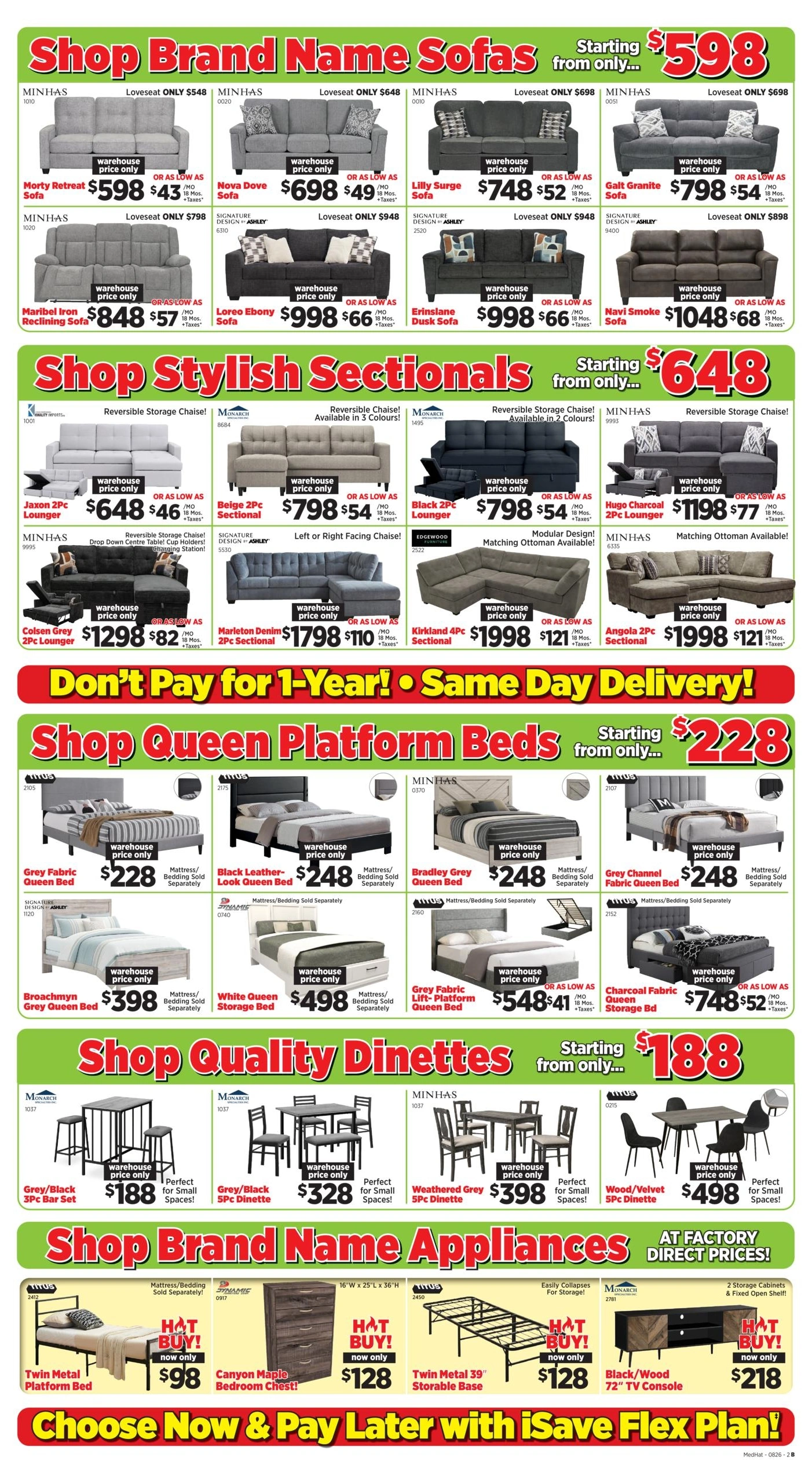 Surplus Furniture & Mattress Warehouse flyer page 2