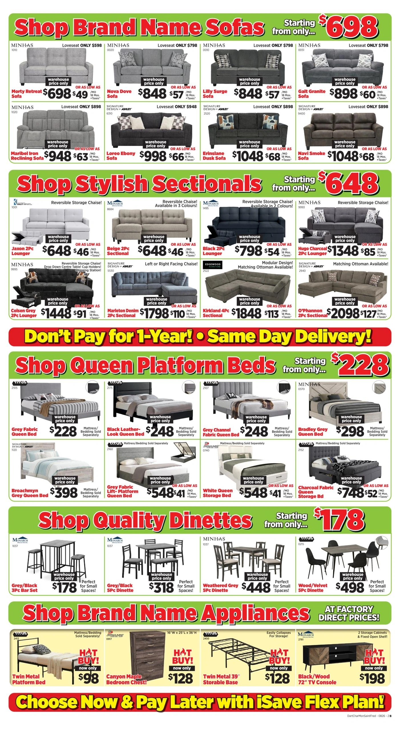 Surplus Furniture & Mattress Warehouse flyer page 2