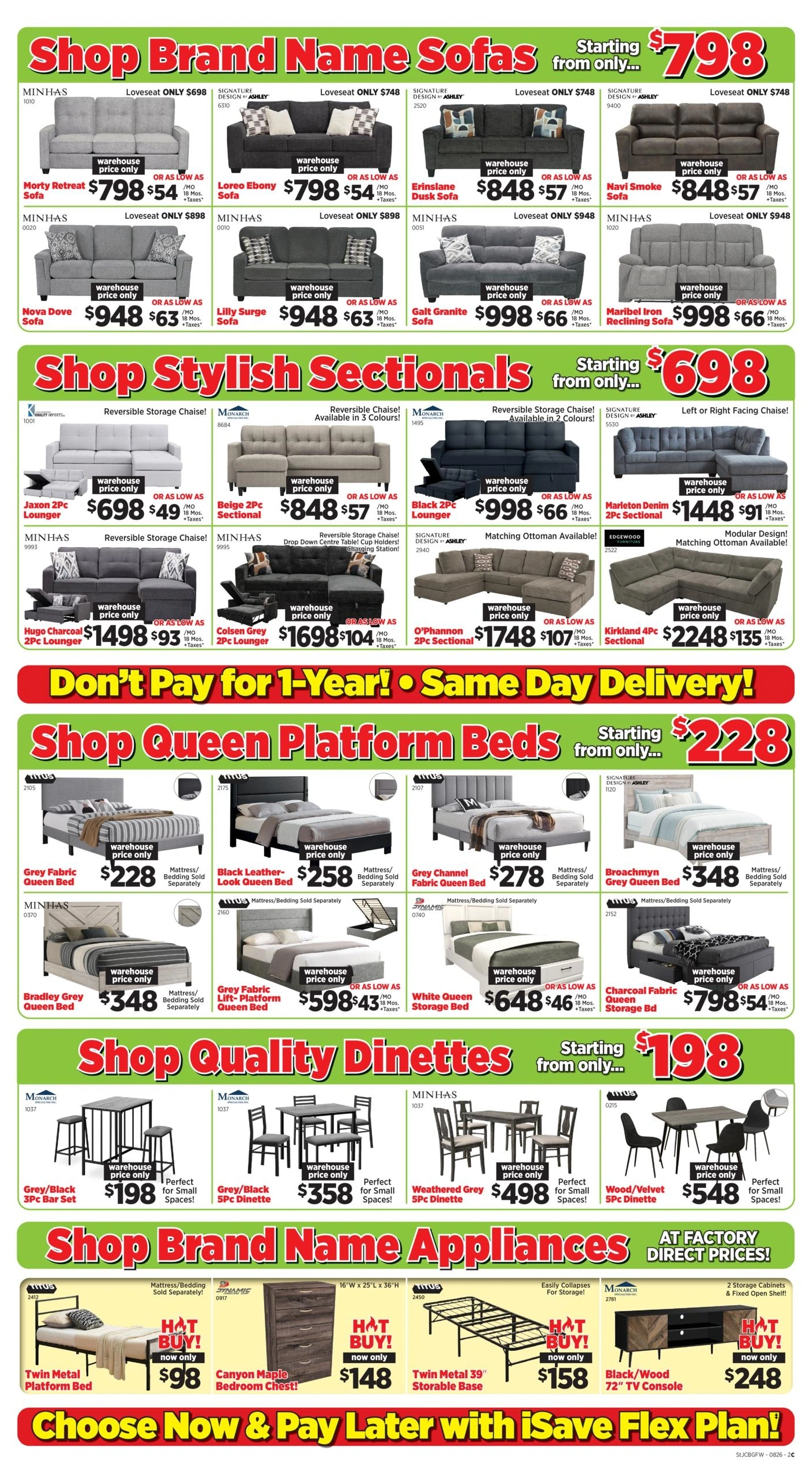 Surplus Furniture & Mattress Warehouse flyer page 2
