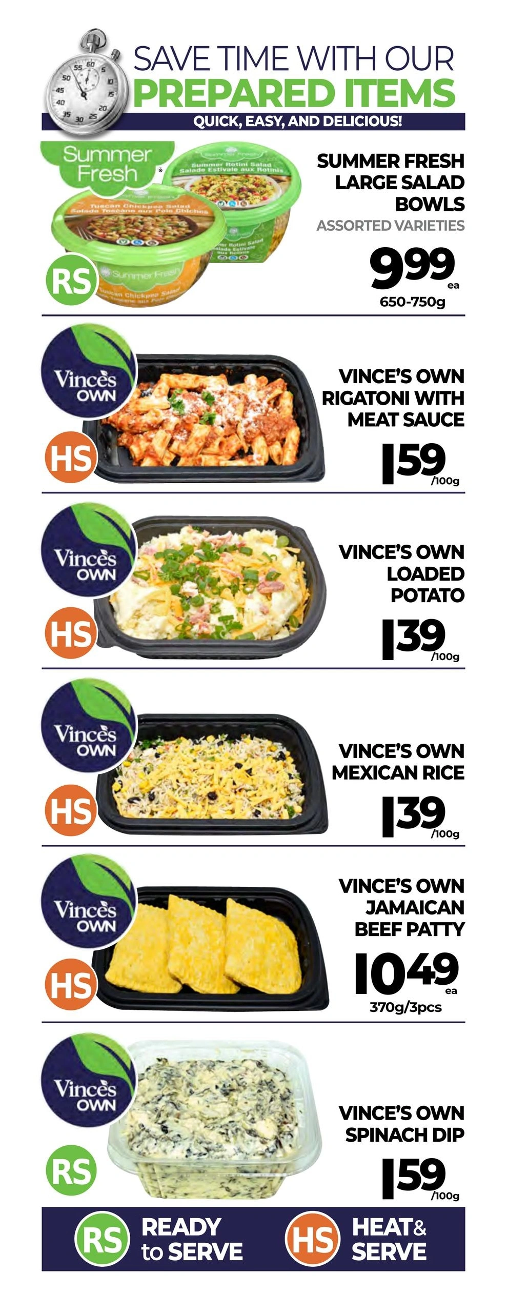 Vince's Market flyer page 4