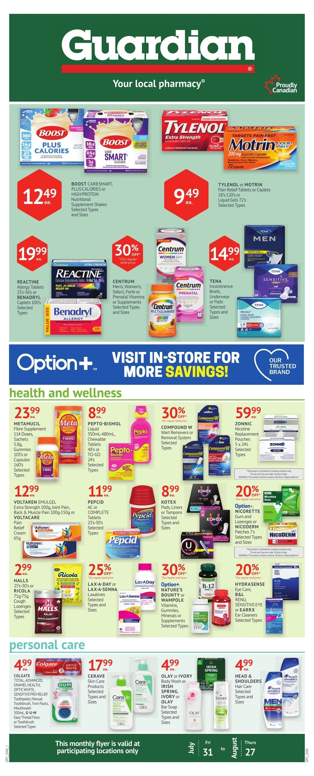 Guardian flyer page 1