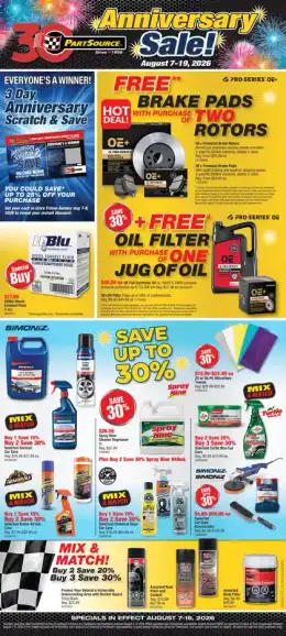 PartSource Current Flyer