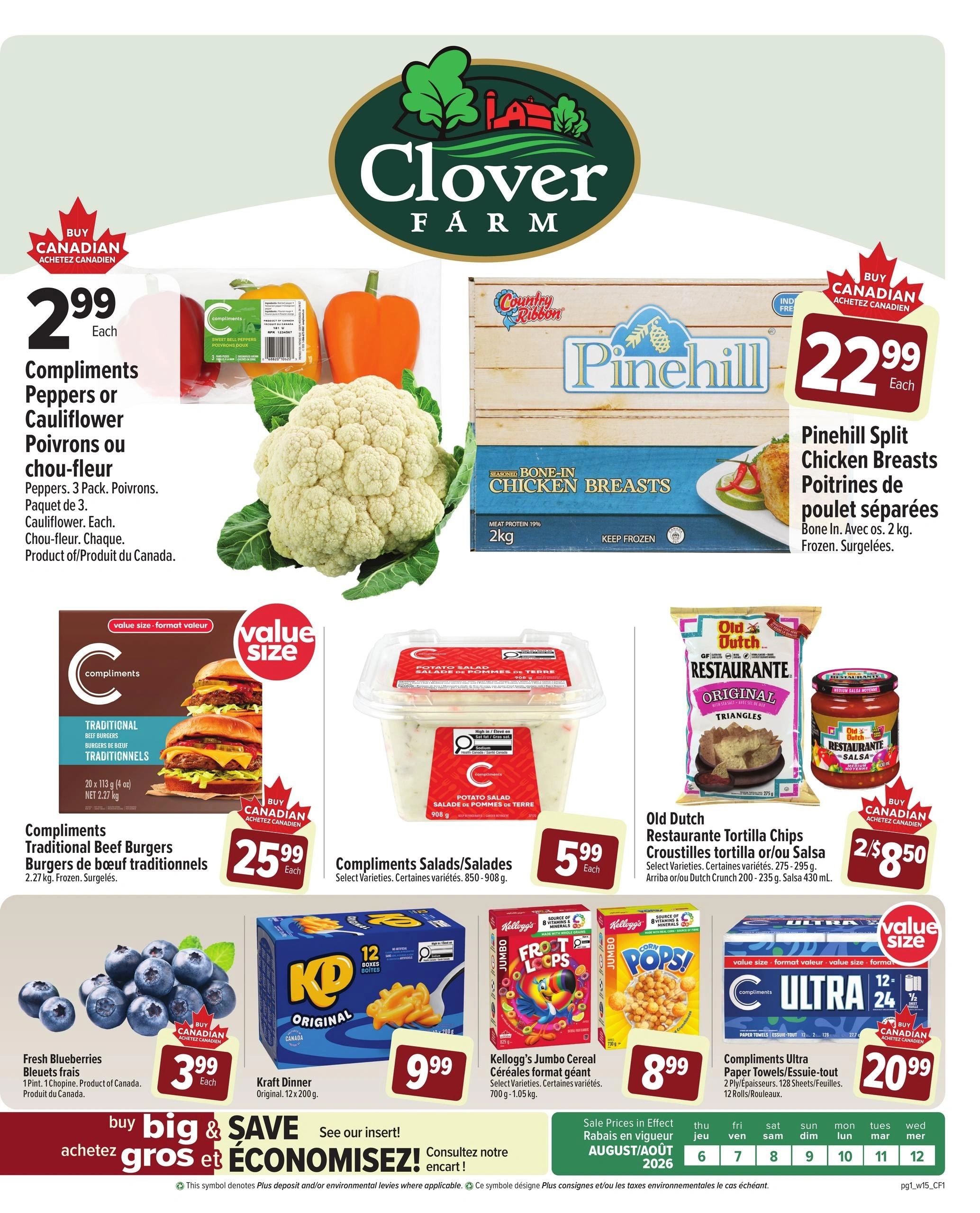 Clover Farm flyer page 1