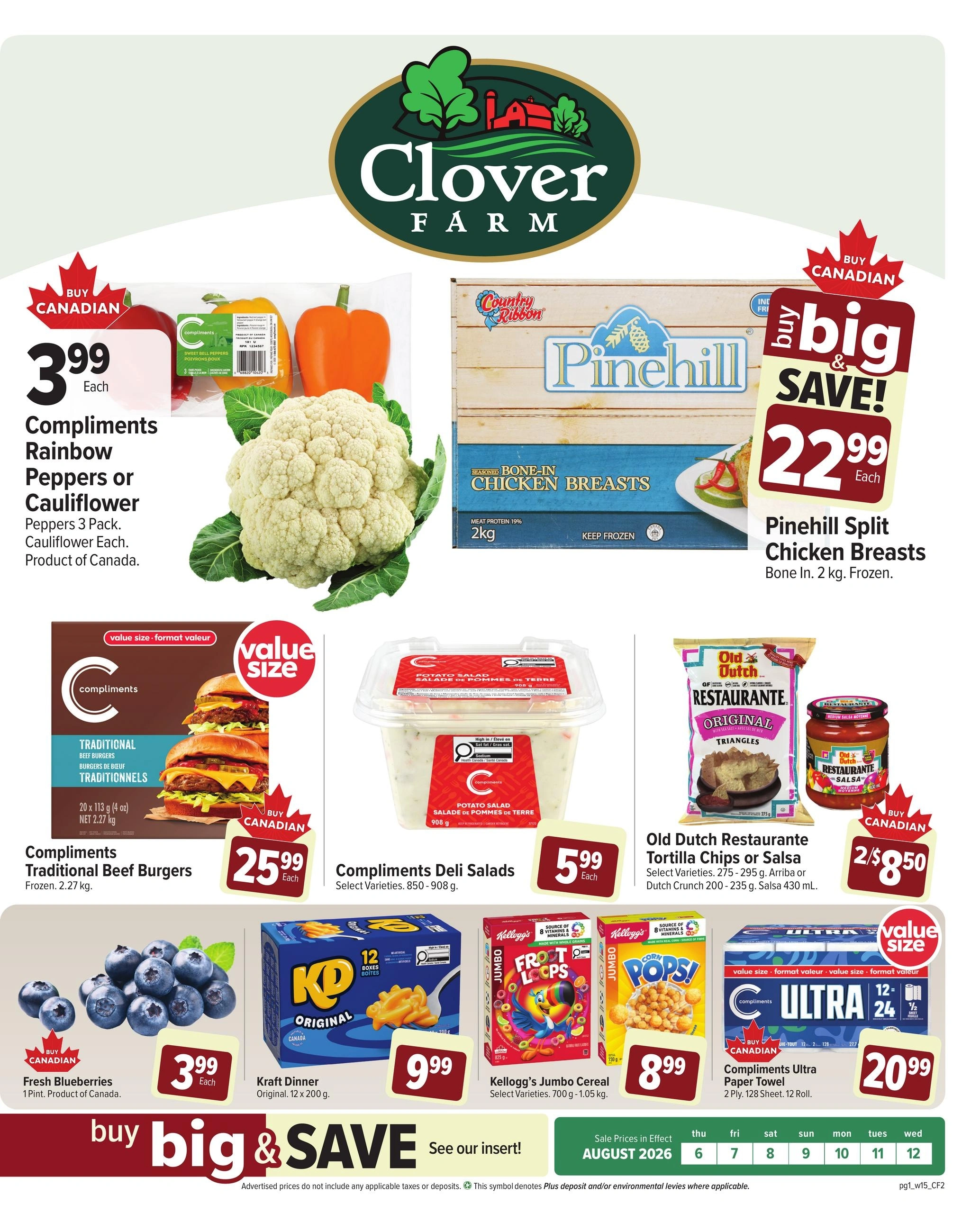 Clover Farm flyer page 1
