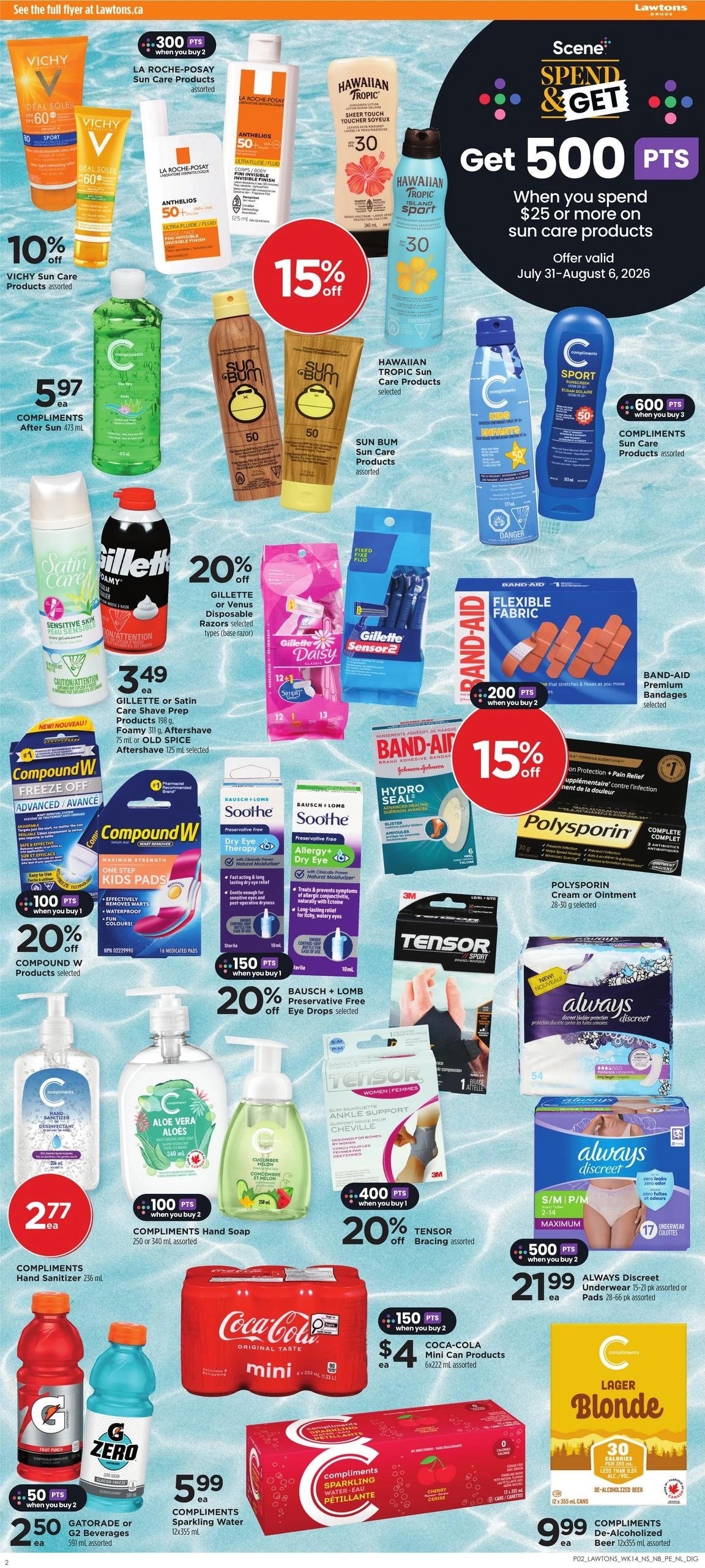 Lawtons Drugs flyer page 3