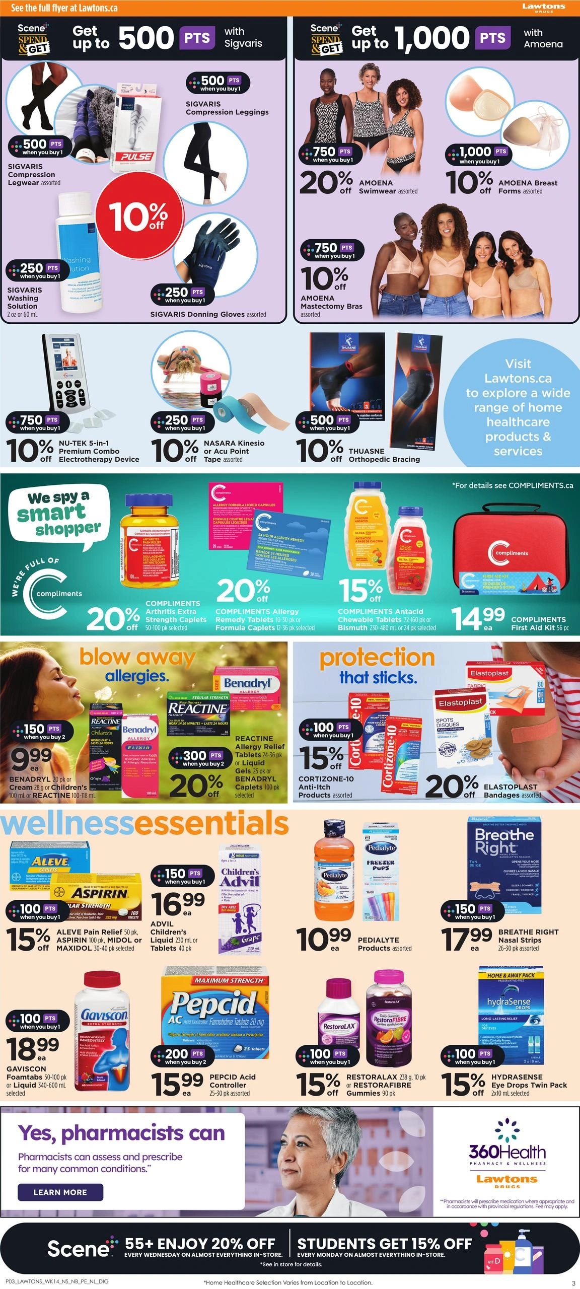 Lawtons Drugs flyer page 4