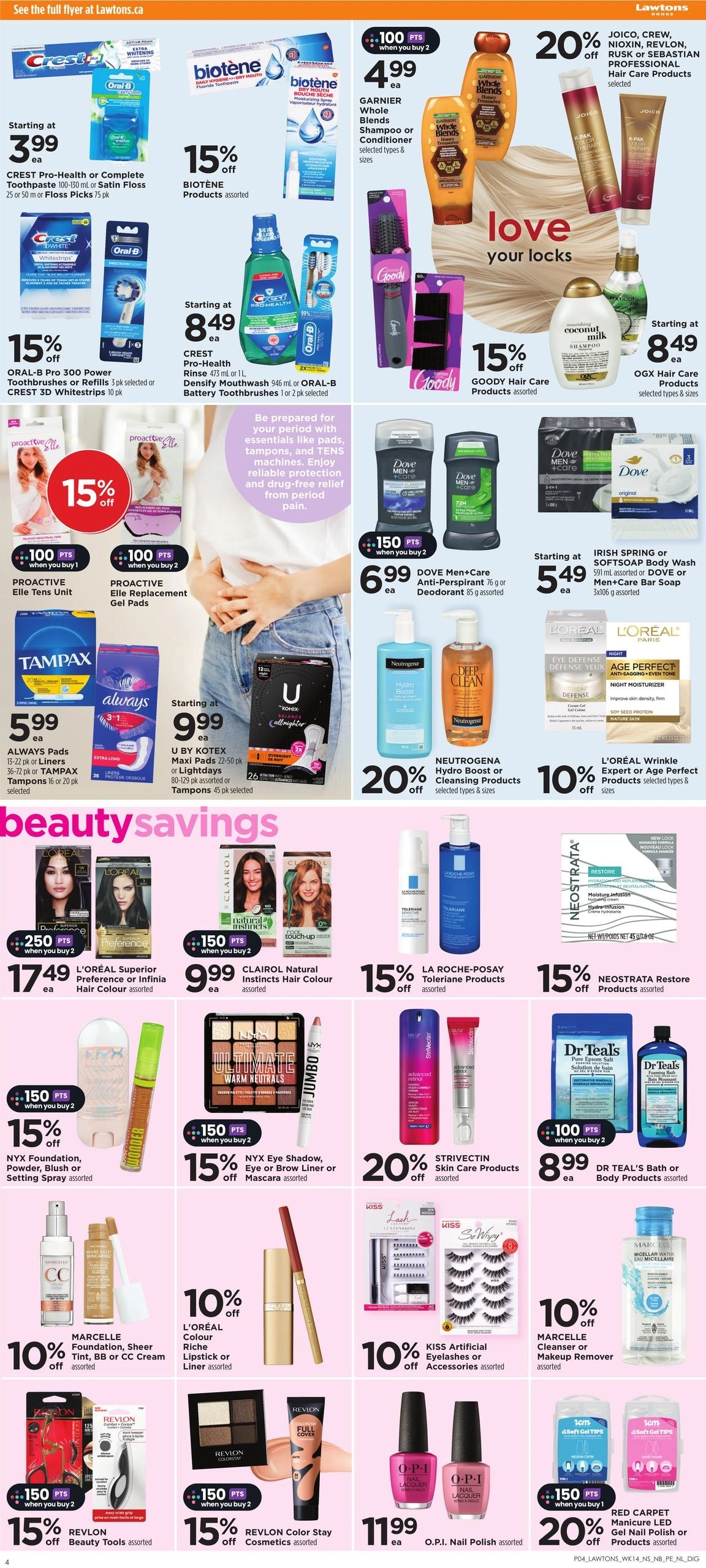 Lawtons Drugs flyer page 5