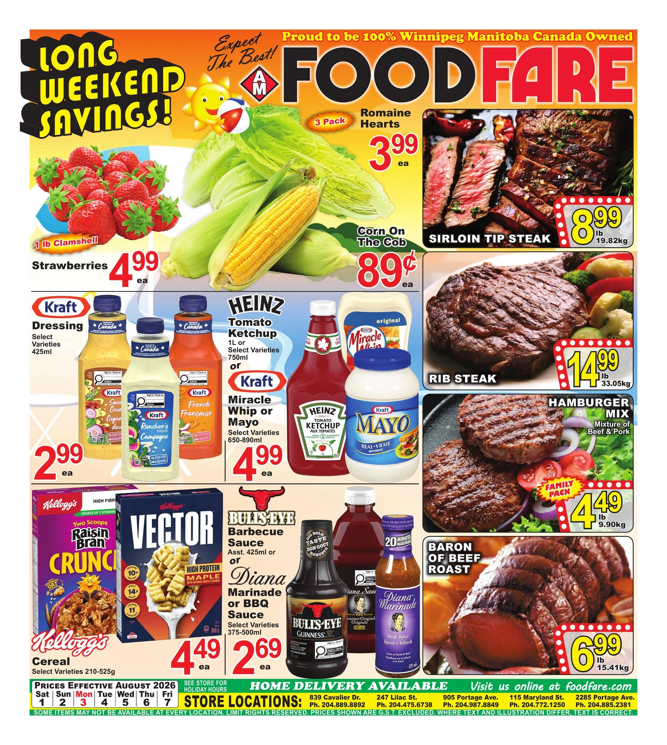 Food Fare flyer page 1