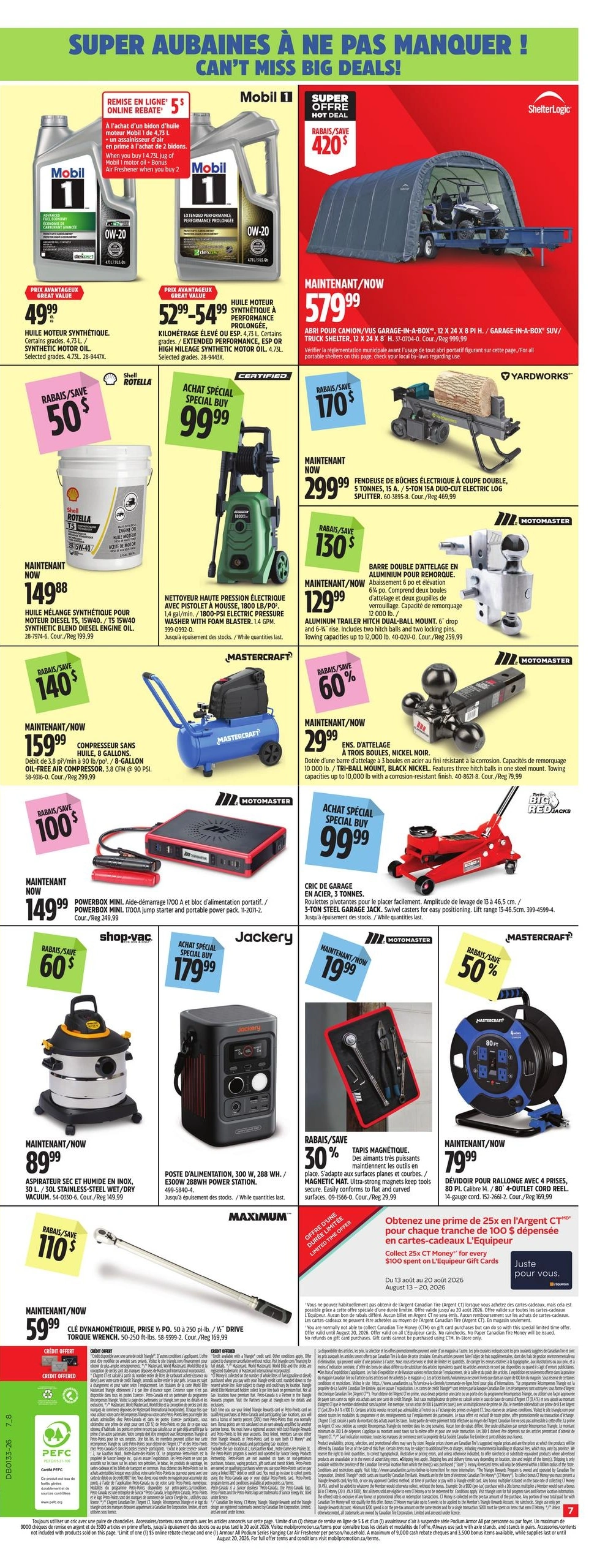 Canadian Tire flyer page 12