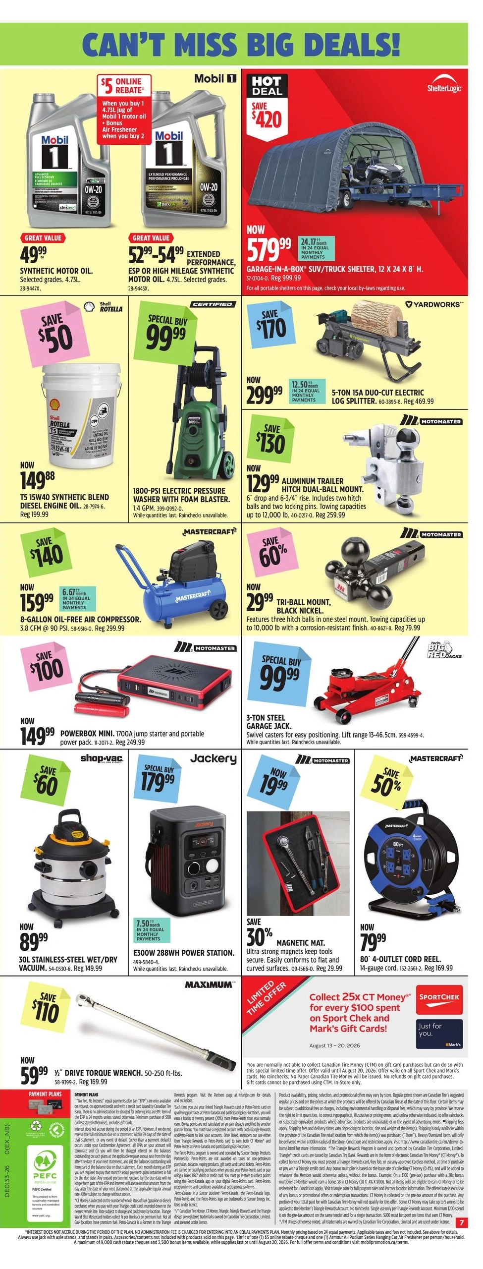Canadian Tire flyer page 12