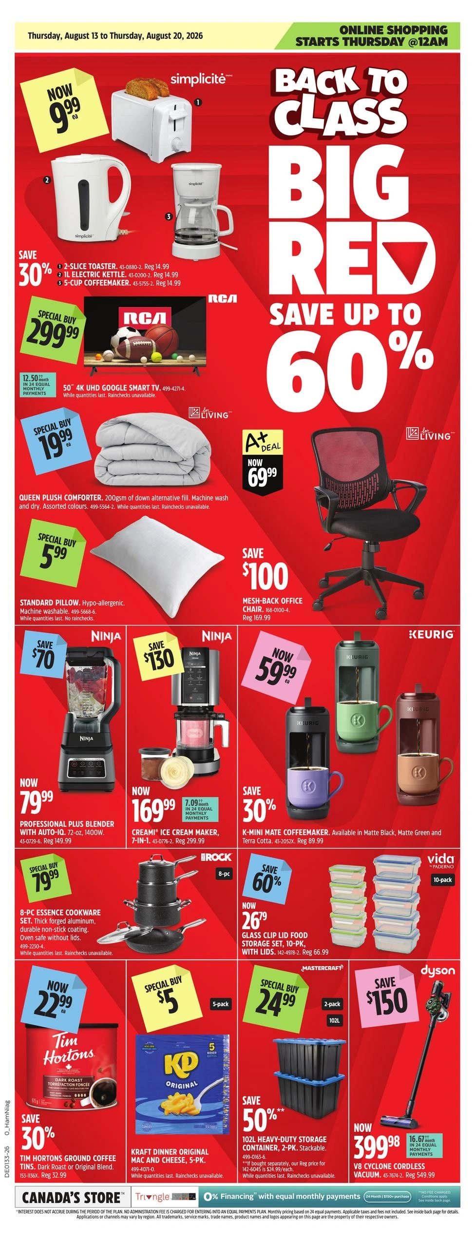 Canadian Tire flyer page 1