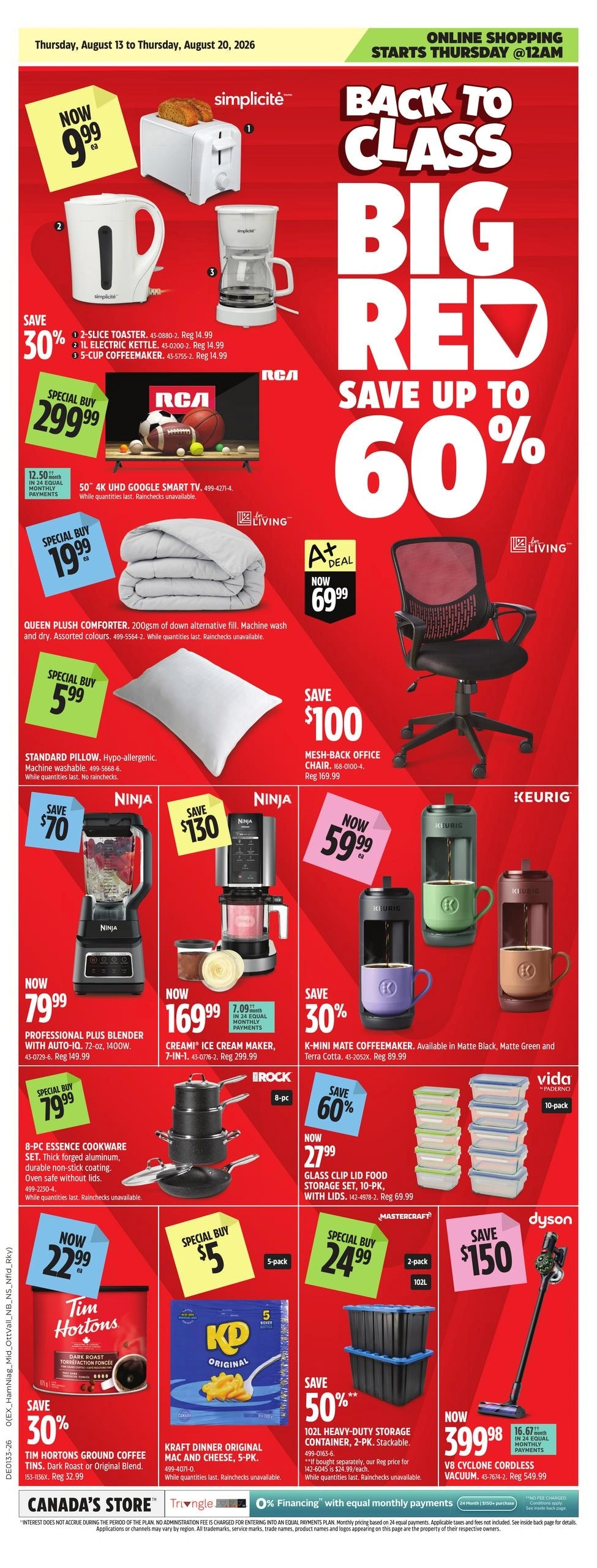 Canadian Tire flyer page 1