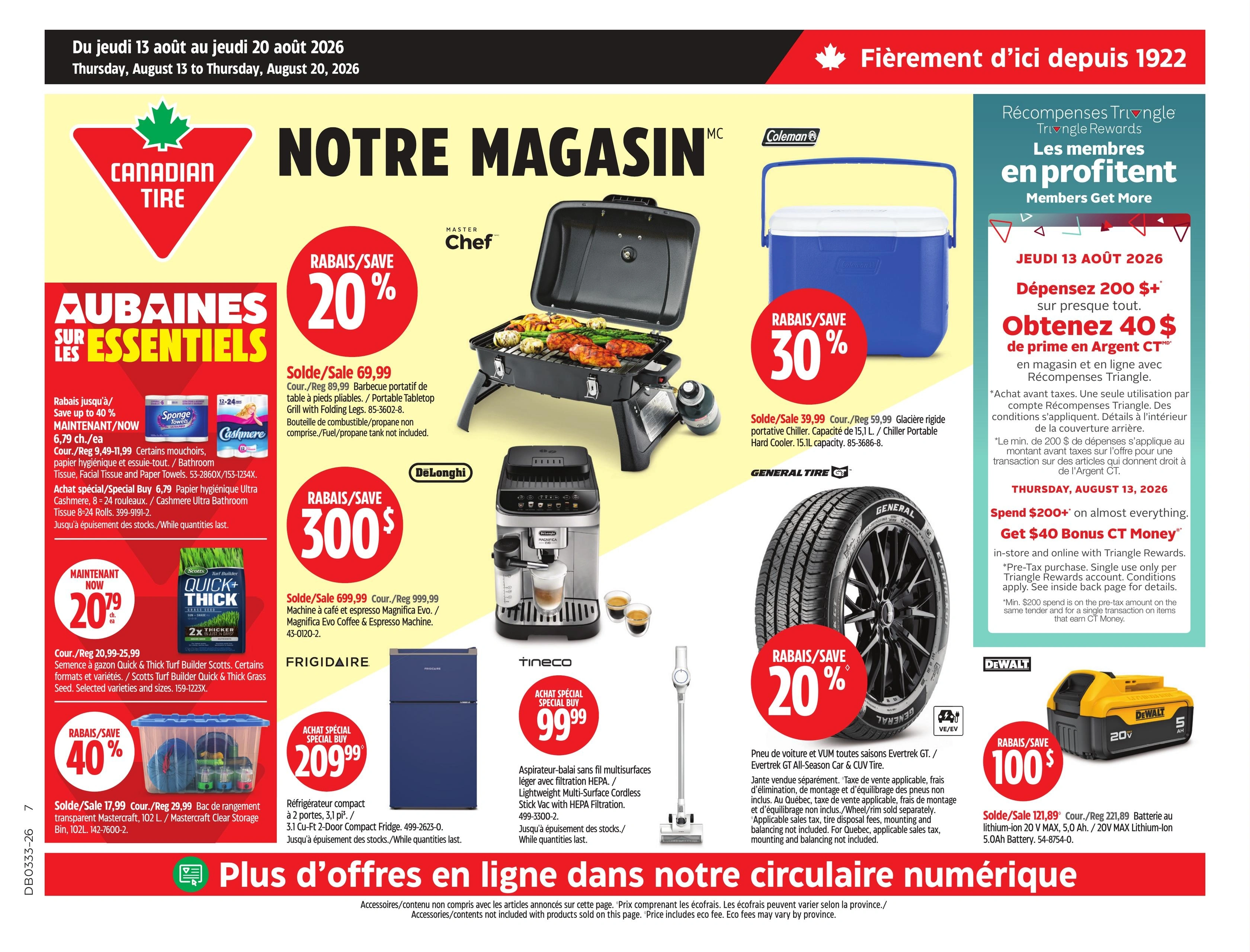 Canadian Tire flyer page 1