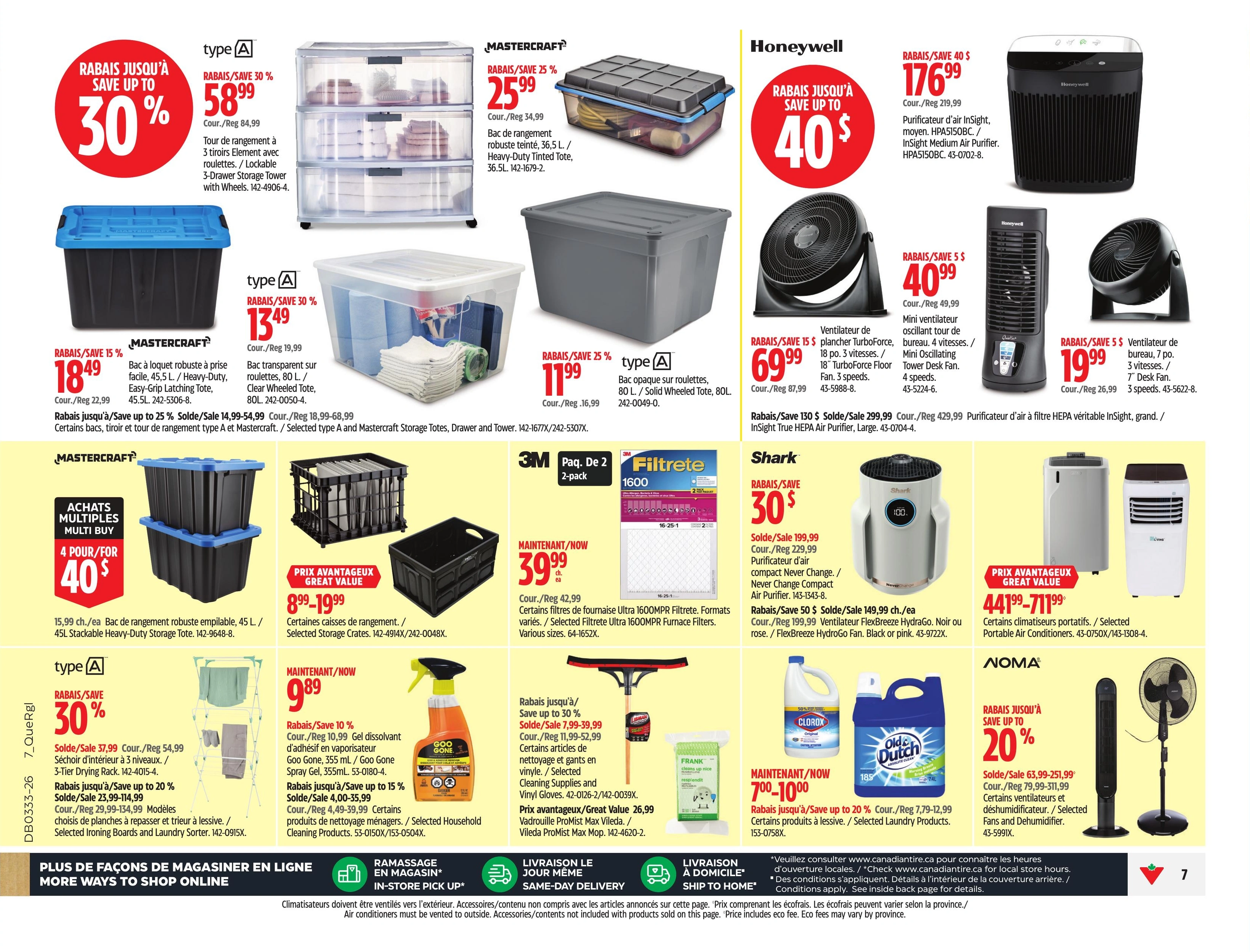 Canadian Tire flyer page 12