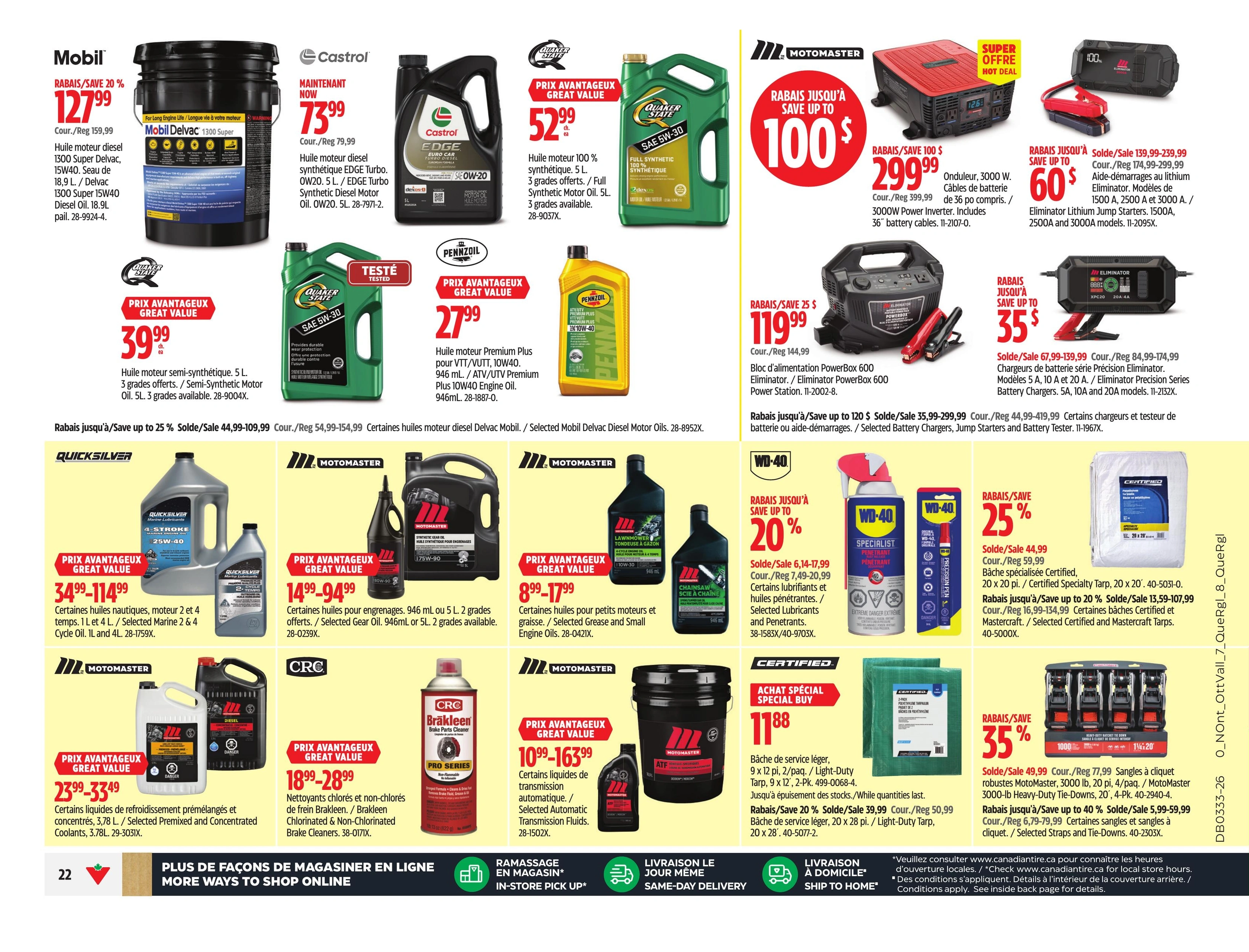 Canadian Tire flyer page 35