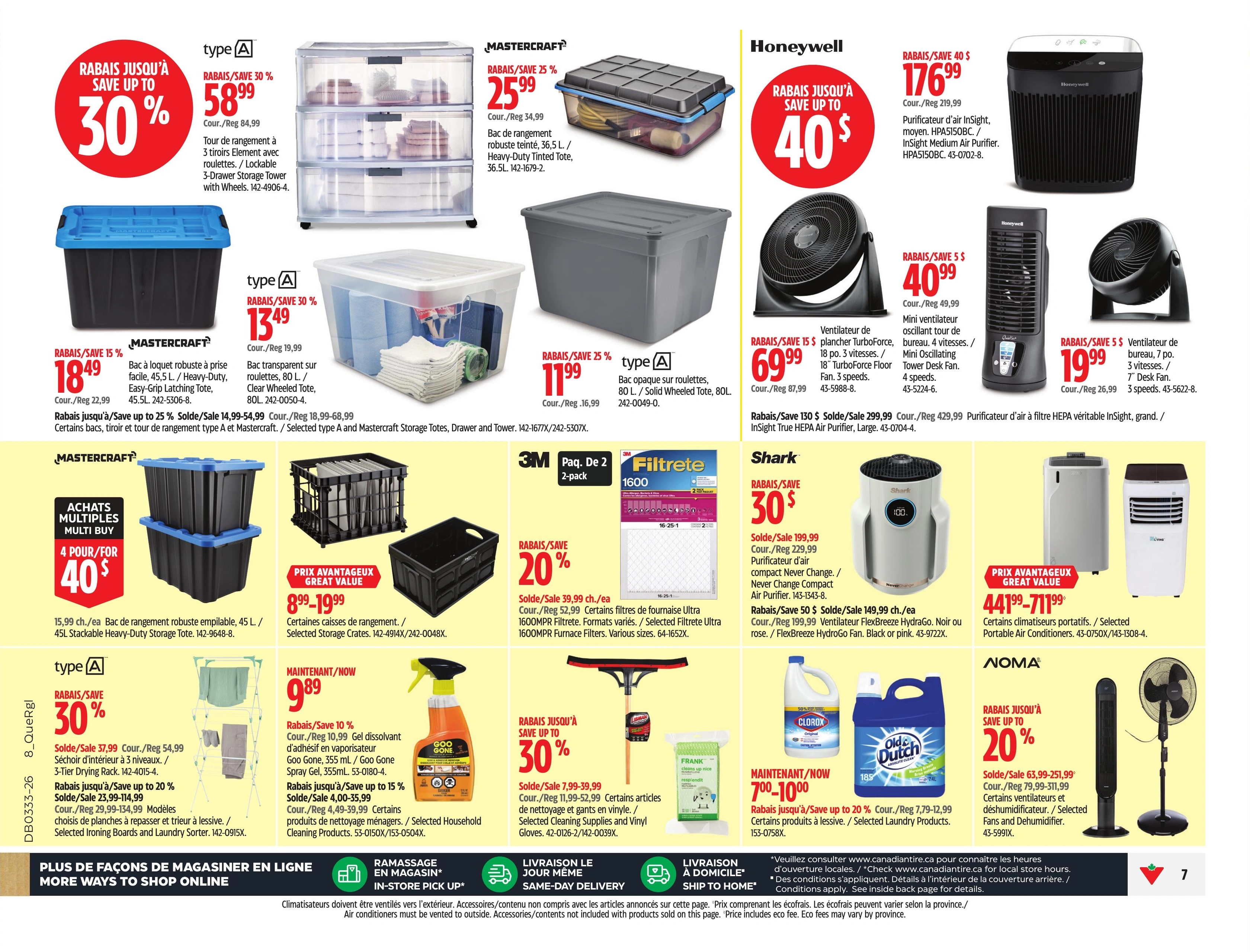 Canadian Tire flyer page 12