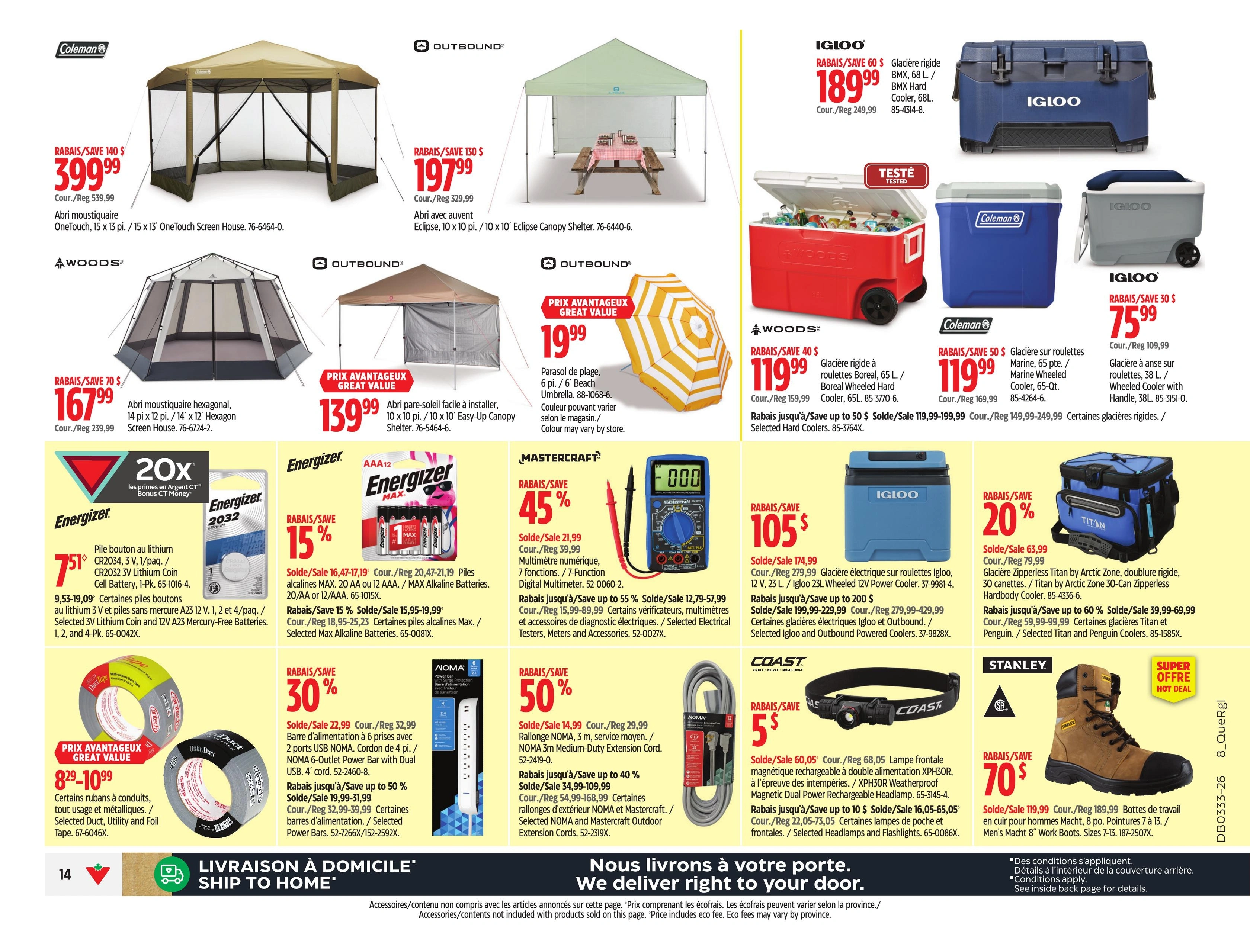 Canadian Tire flyer page 22