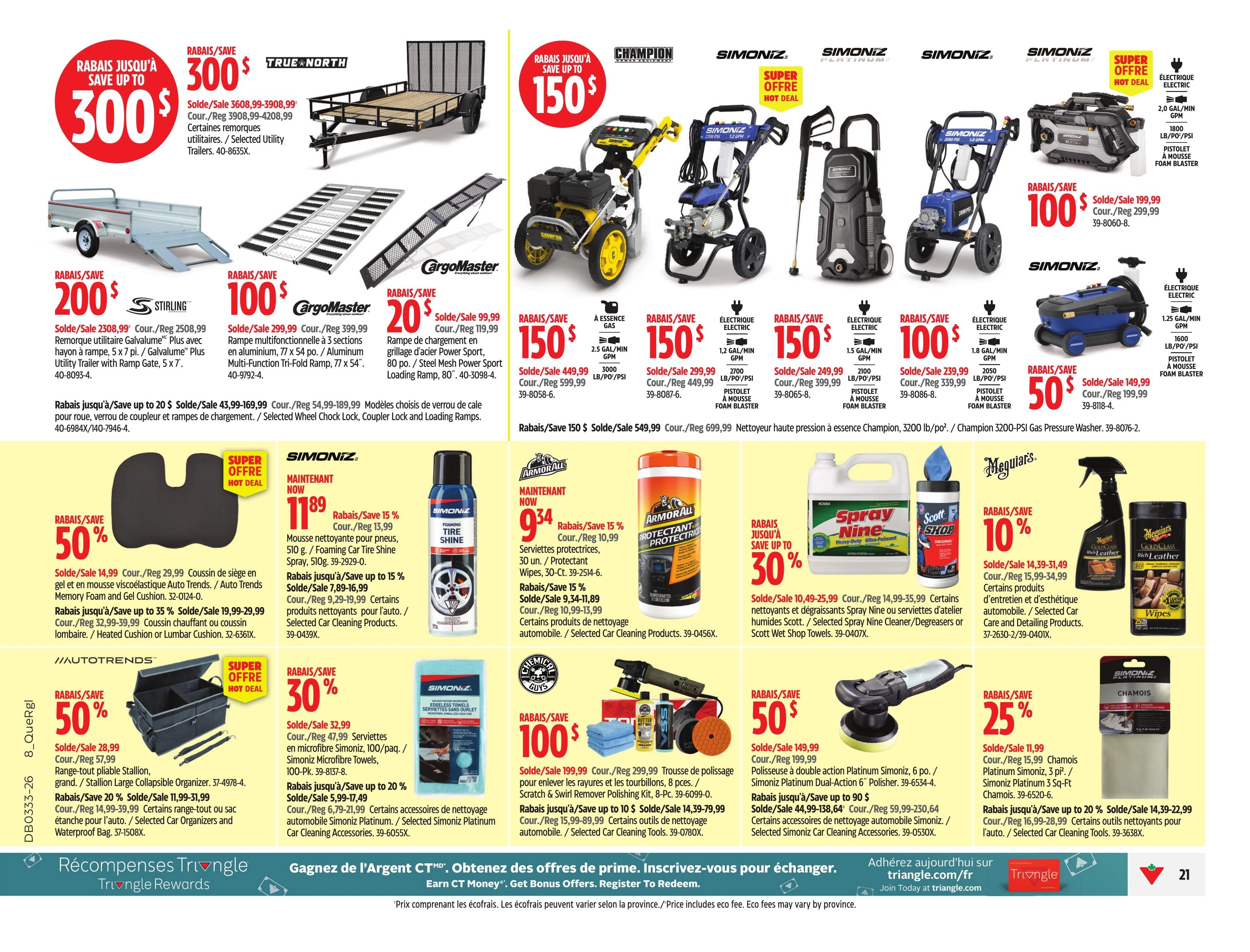 Canadian Tire flyer page 33