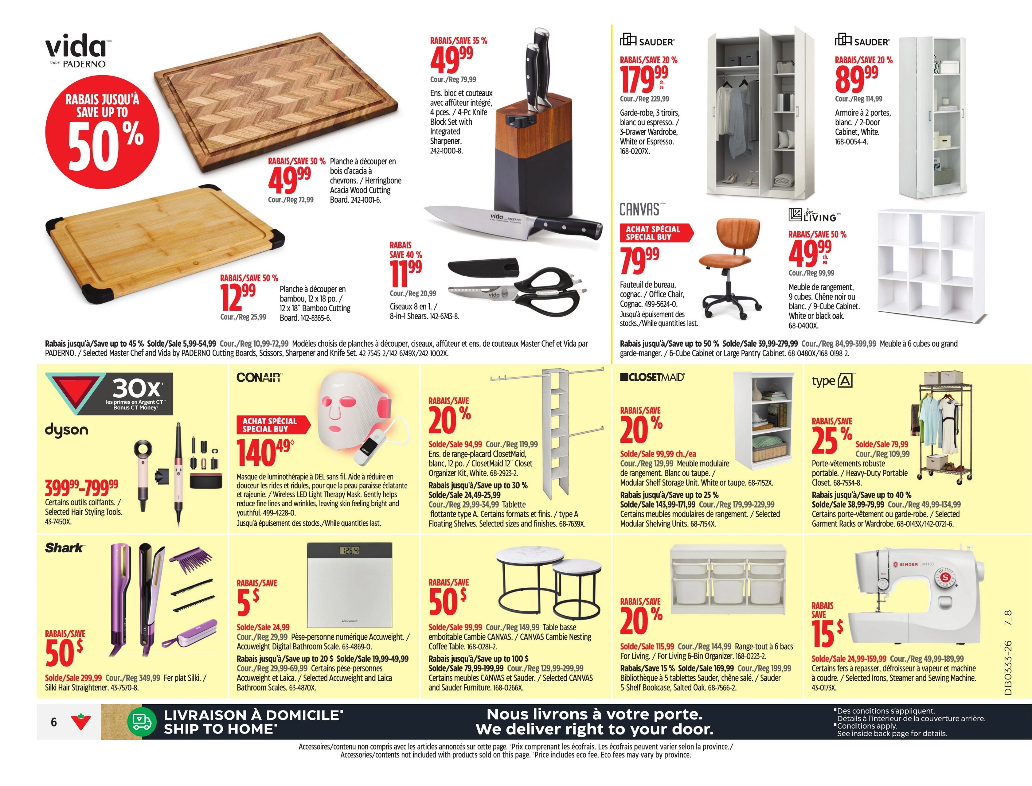 Canadian Tire flyer page 9