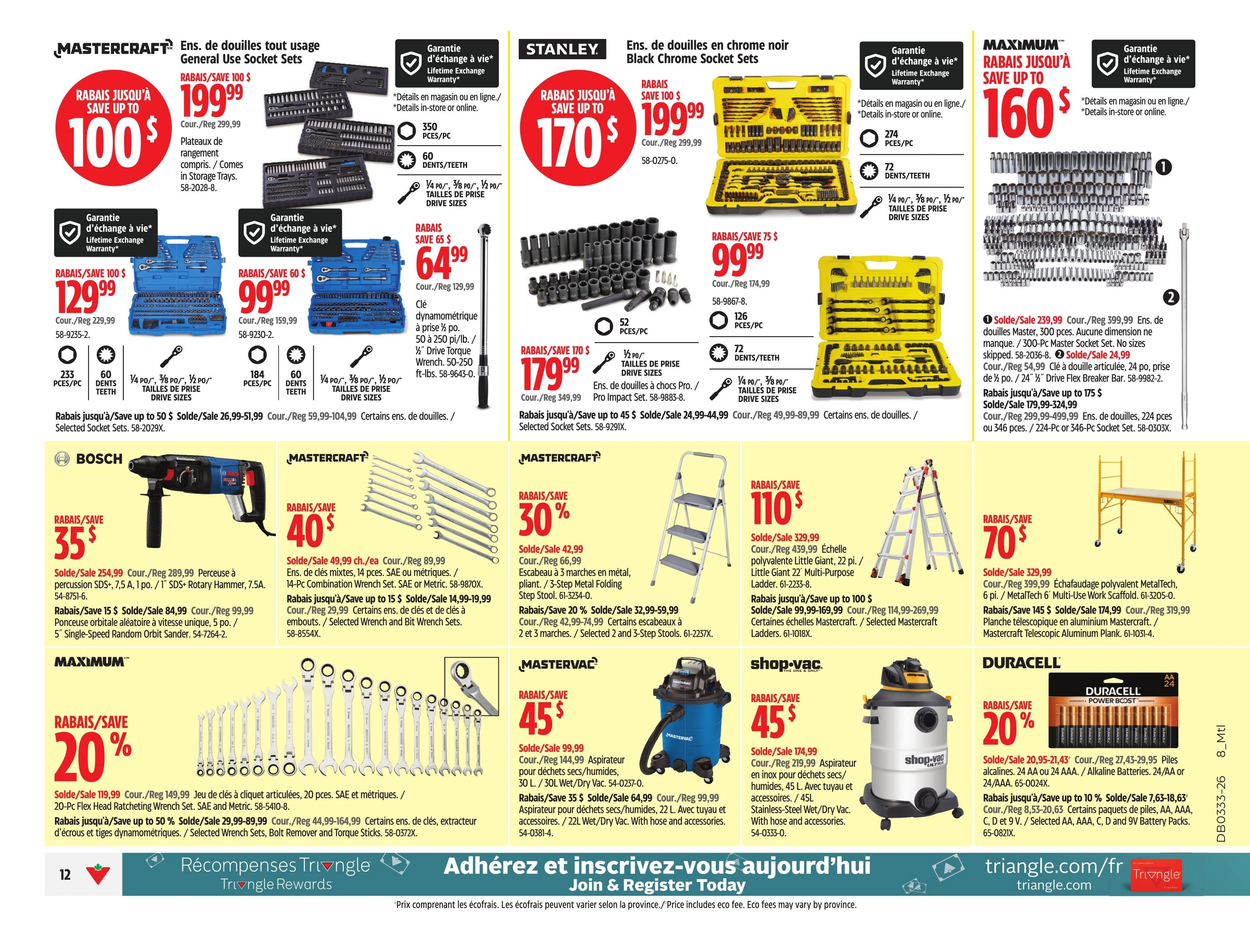 Canadian Tire flyer page 19
