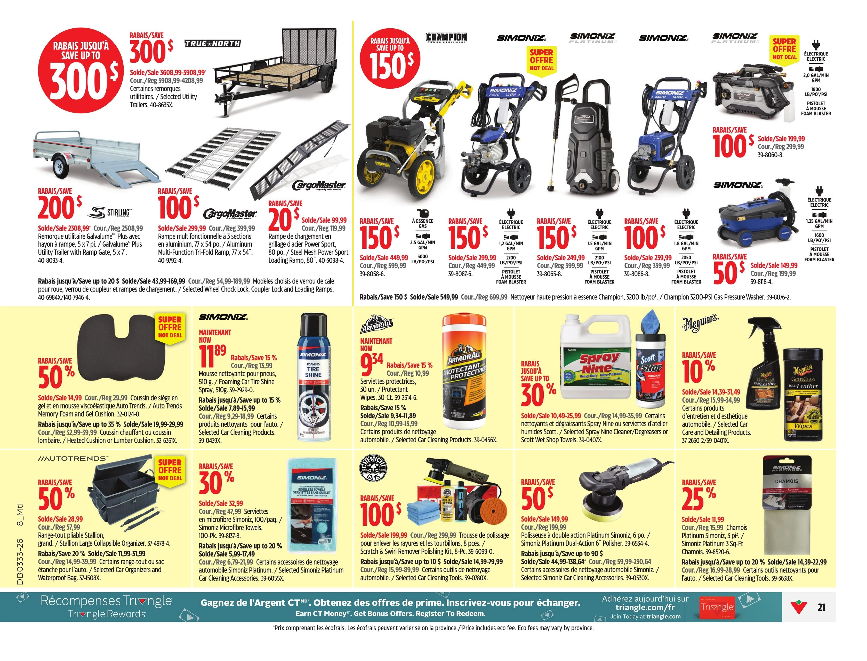 Canadian Tire flyer page 33