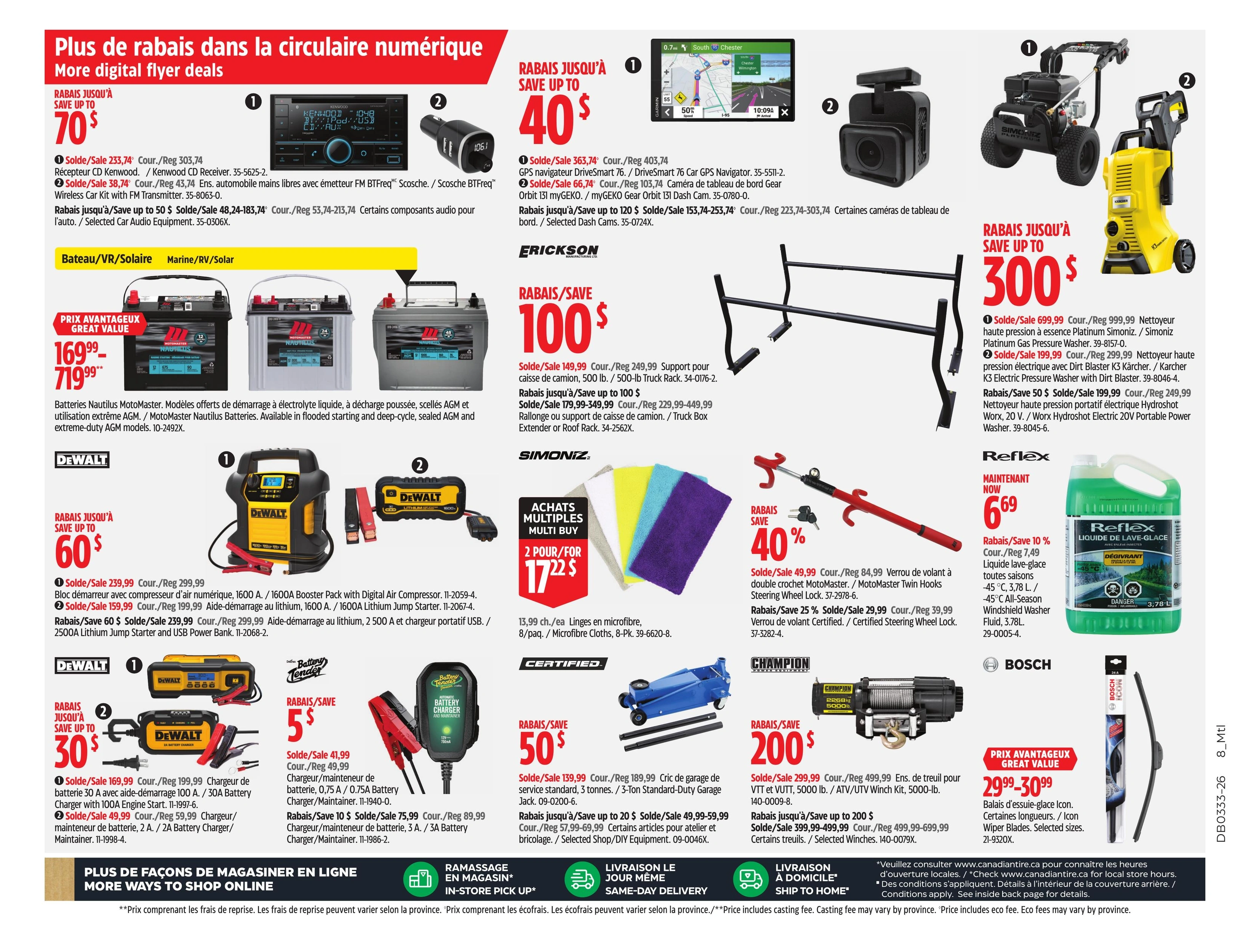 Canadian Tire flyer page 34
