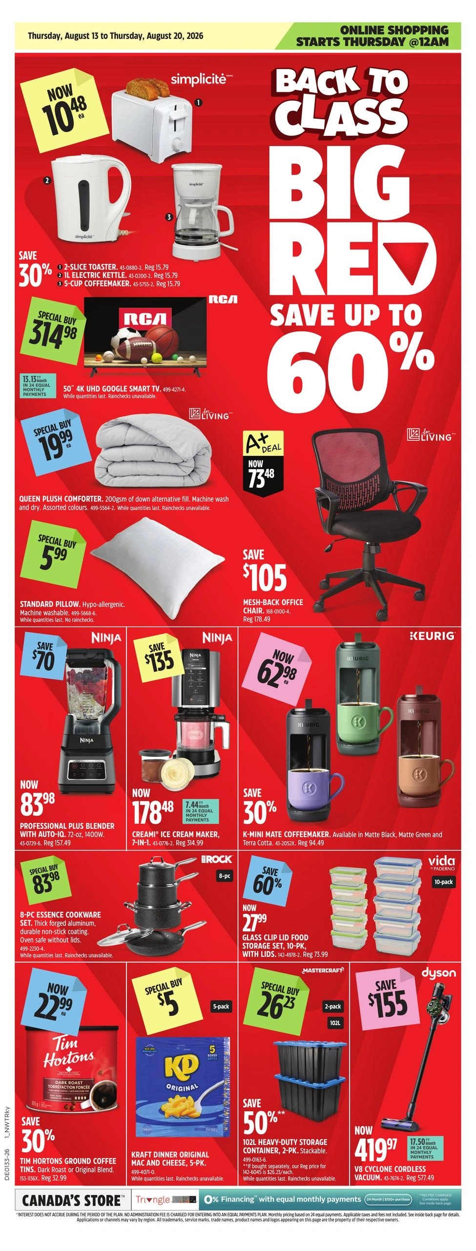 Canadian Tire flyer page 1